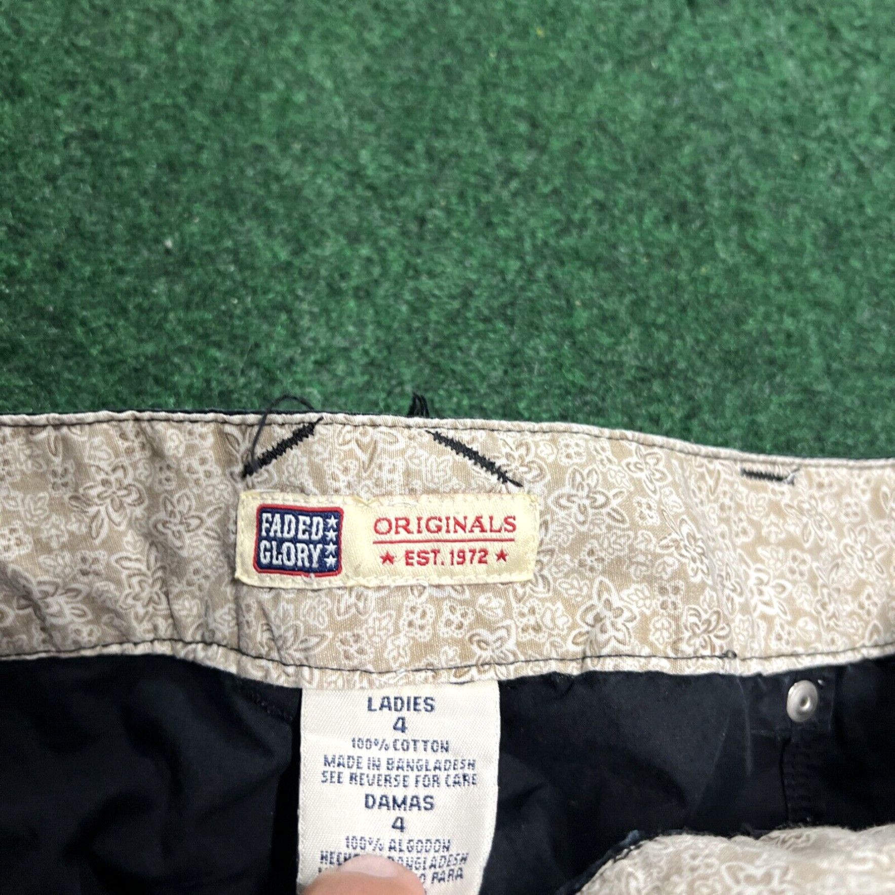 Faded Glory Faded Glory Womens Capris Sz 4 Black Utility Outdoors Summer Size ONE SIZE - 5 Thumbnail