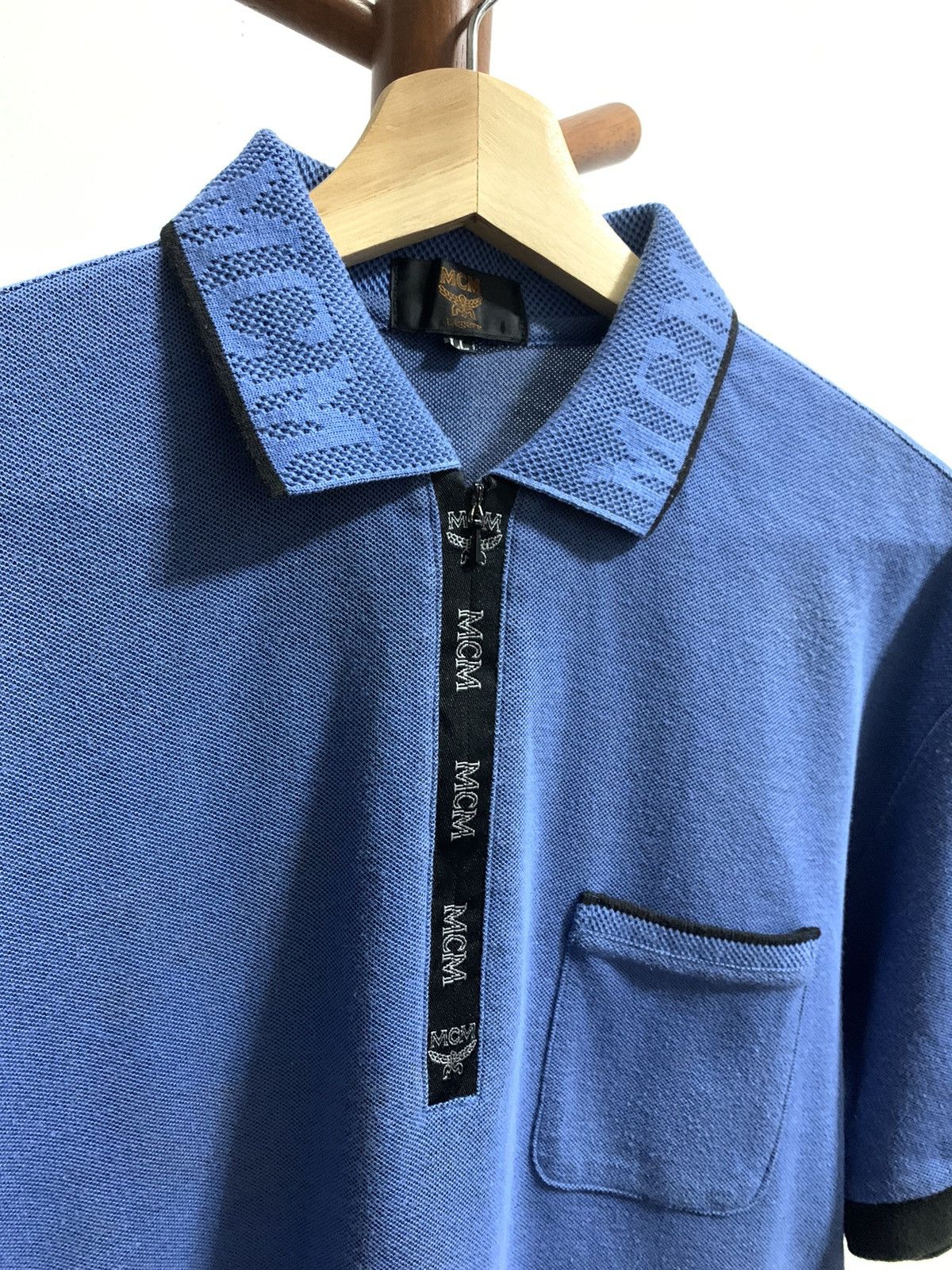 MCM × Vintage Vintage MCM Half Zipper Collar Shirt Size US M / EU 48-50 / 2 - 3 Thumbnail