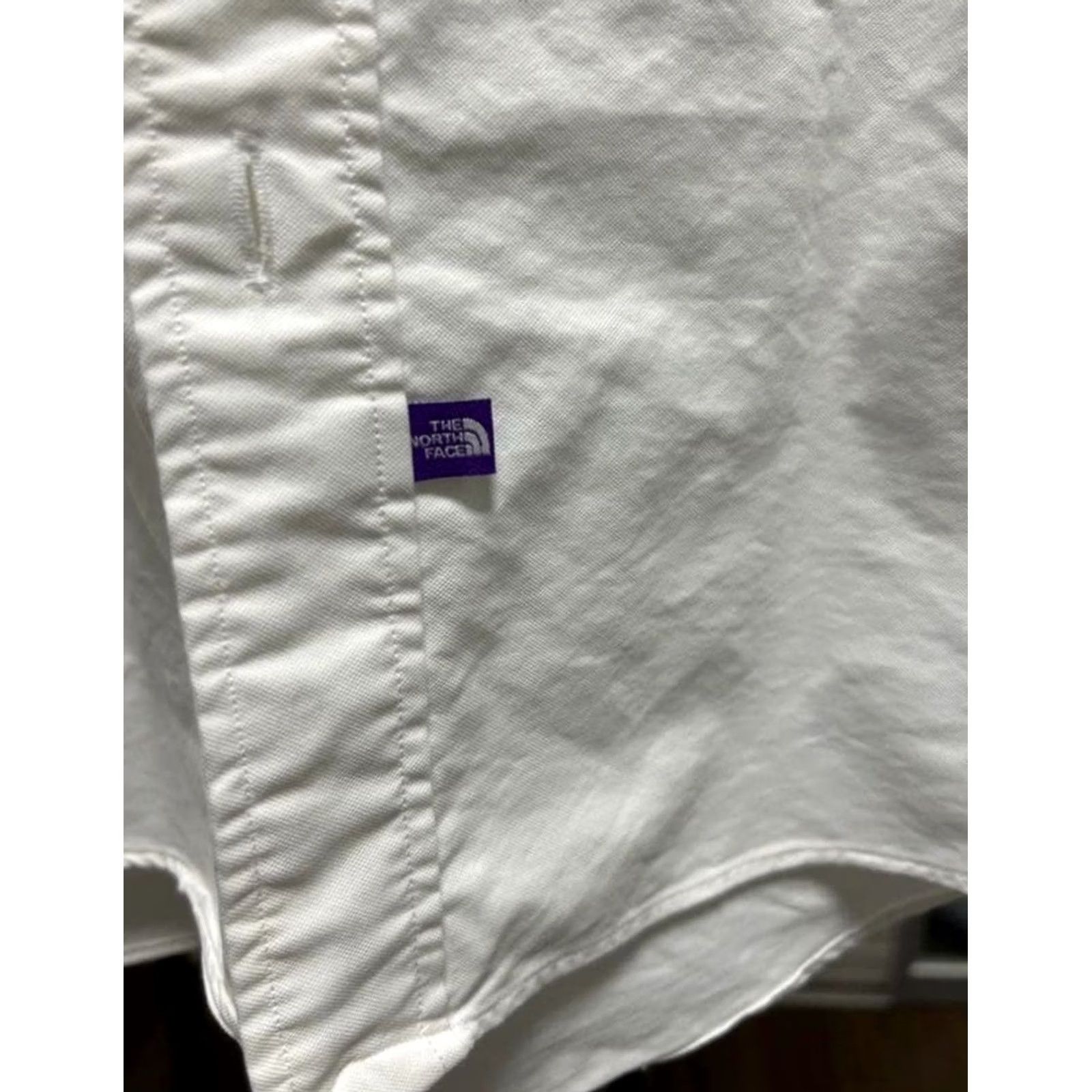 The North Face Purple Label THE NORTH FACE PURPLE LABEL Button-Up Shirt M White Cotton Nylon Mens Size US M / EU 48-50 / 2 - 5 Thumbnail