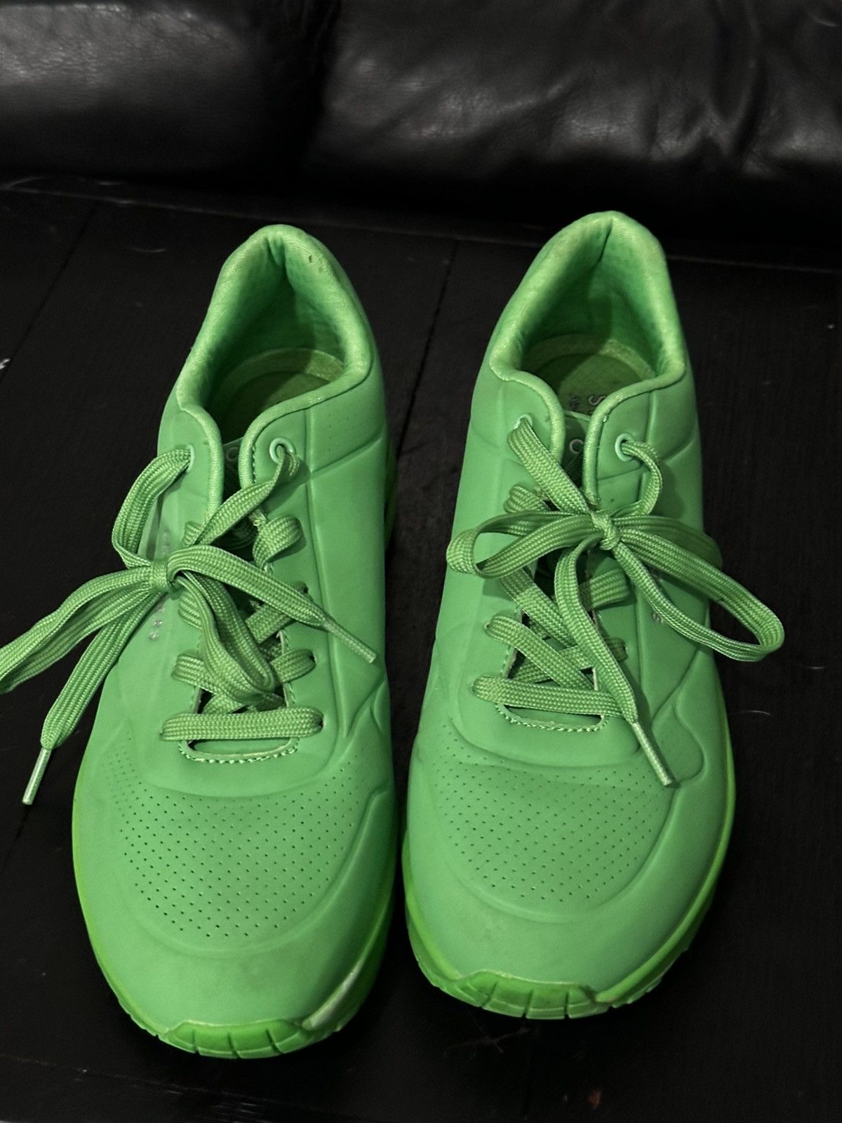 Neon green sketchers
