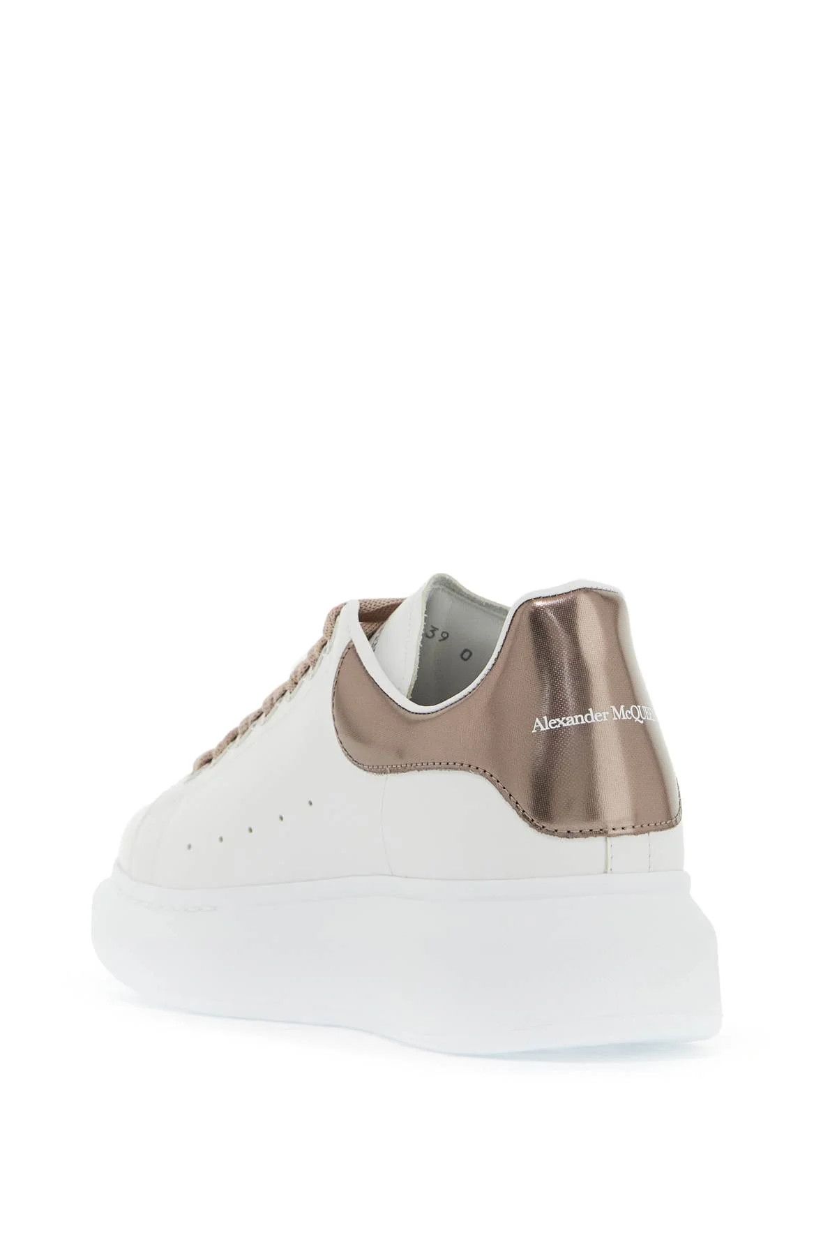 Alexander McQueen o1s22i1n1024 Leather Sneakers in White Size US 10 / IT 40 - 3 Thumbnail