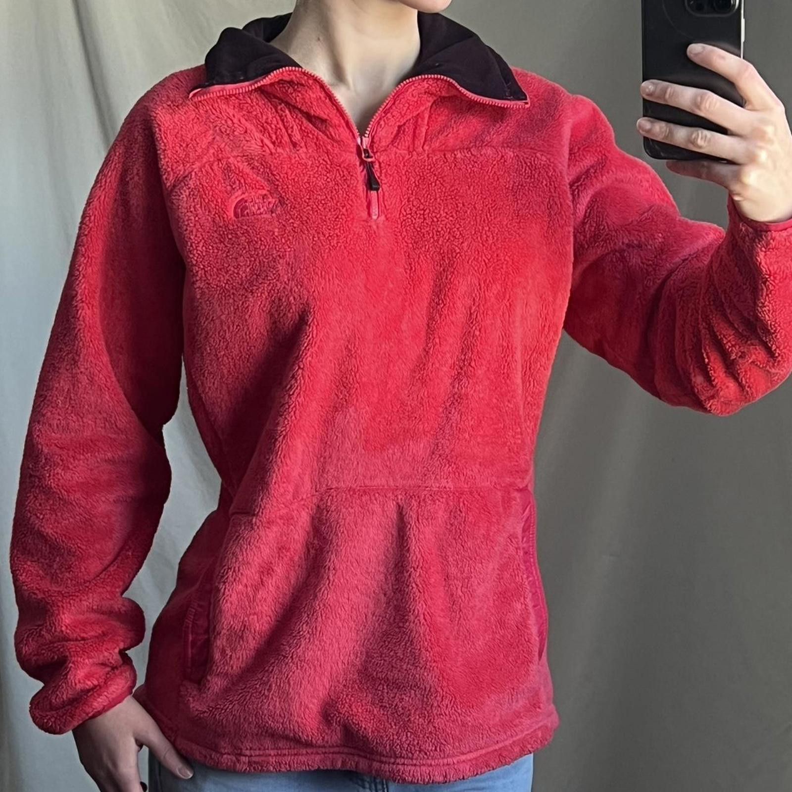 The North Face The North Face red fleece quarter zip Size L / US 10 / IT 46 - 5 Thumbnail