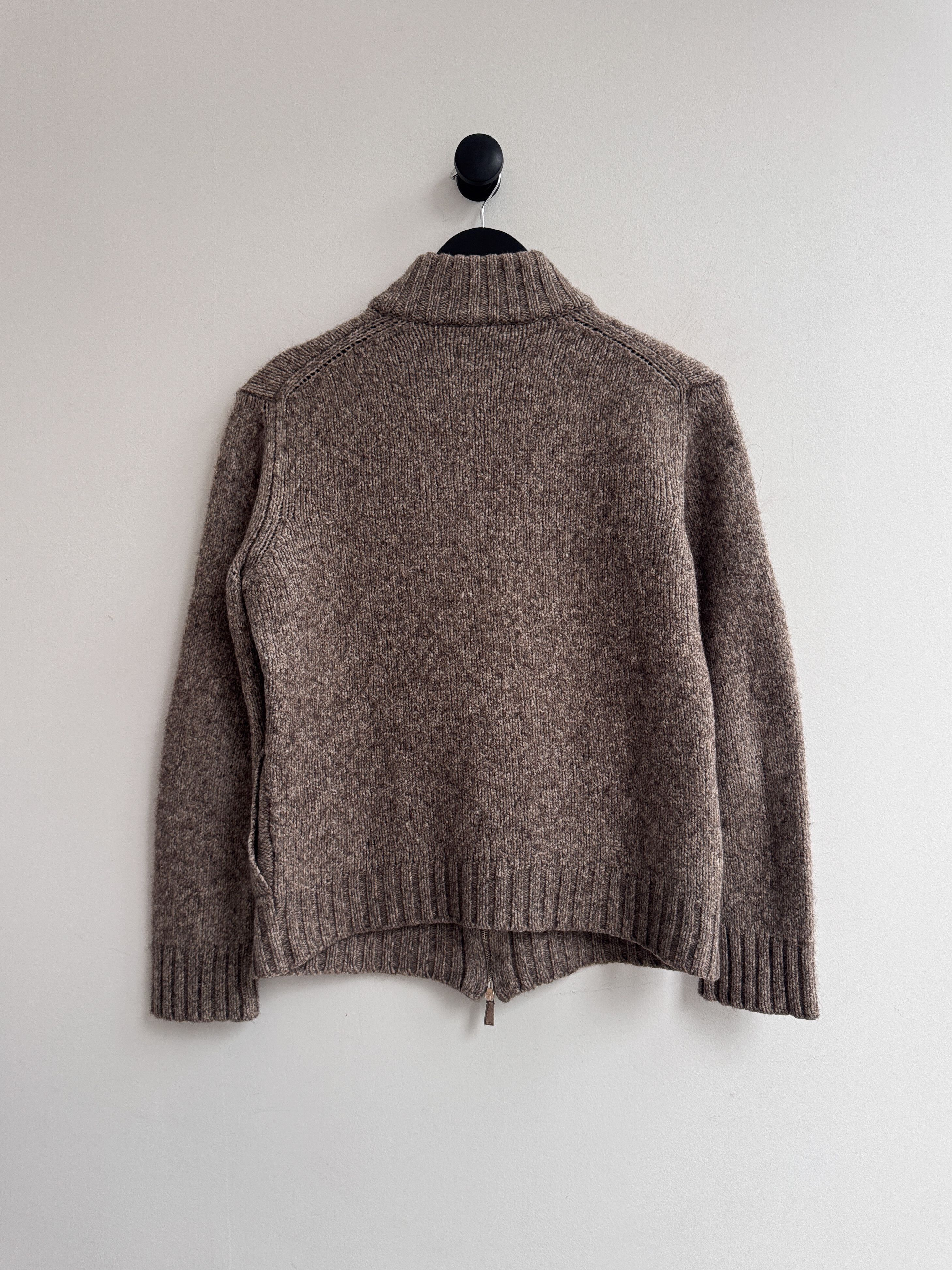 Ermenegildo Zegna Ermenegildo Zegna Full Zip Wool Sweater Size M / US 6-8 / IT 42-44 - 2 Thumbnail