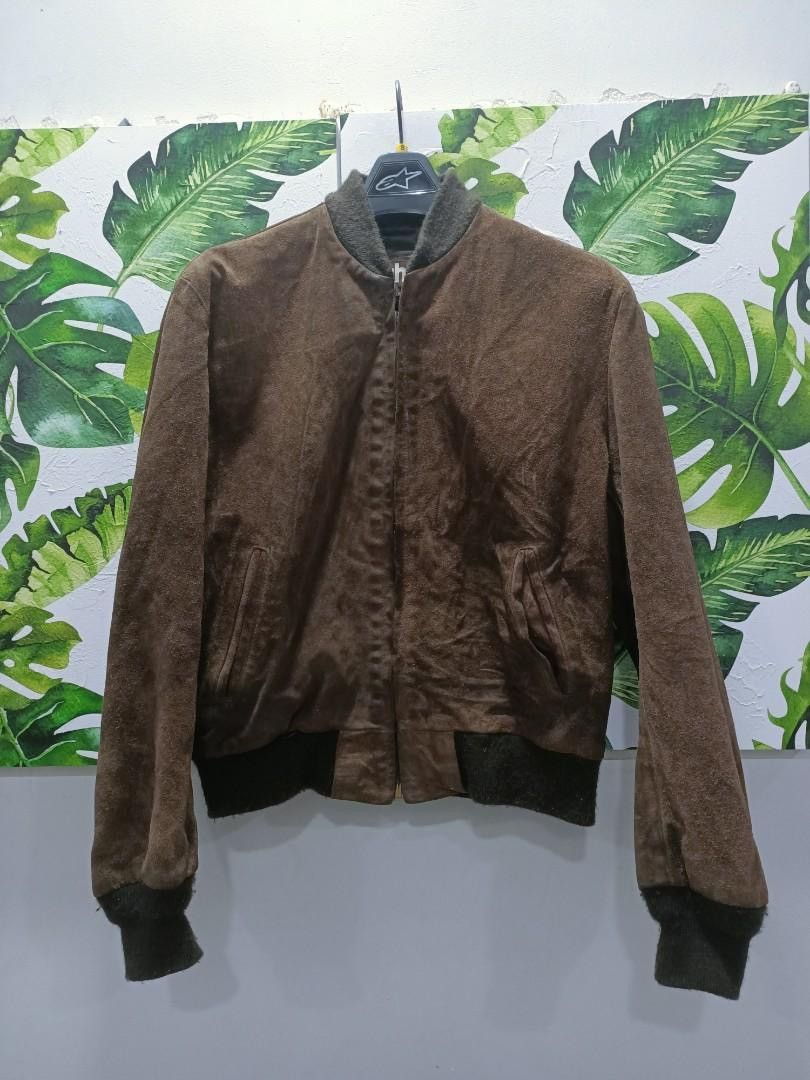 🔥 Vintage Schott NYC Suede Leather Bomber – Made in USA