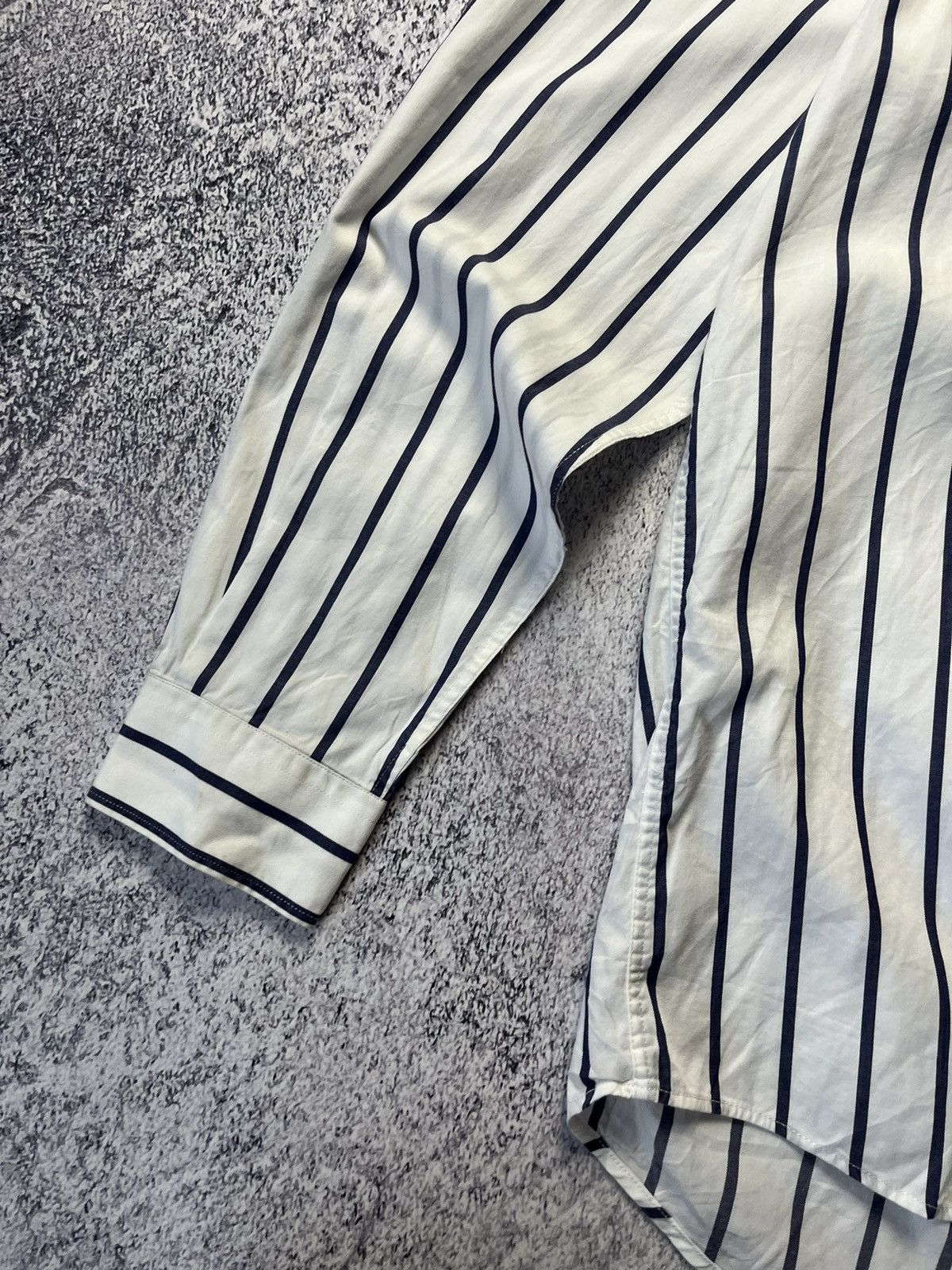 Lacoste Vintage Lacoste Striped Long Sleeved Shirt Rare Size US L / EU 52-54 / 3 - 9 Thumbnail