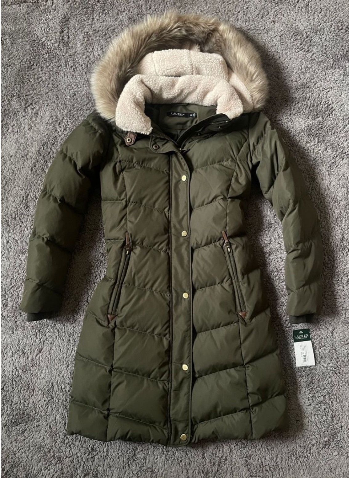 Lauren Ralph Lauren Ralph Lauren Parka Faux Fur Size XXS / US 00 / IT 34 - 1 Thumbnail