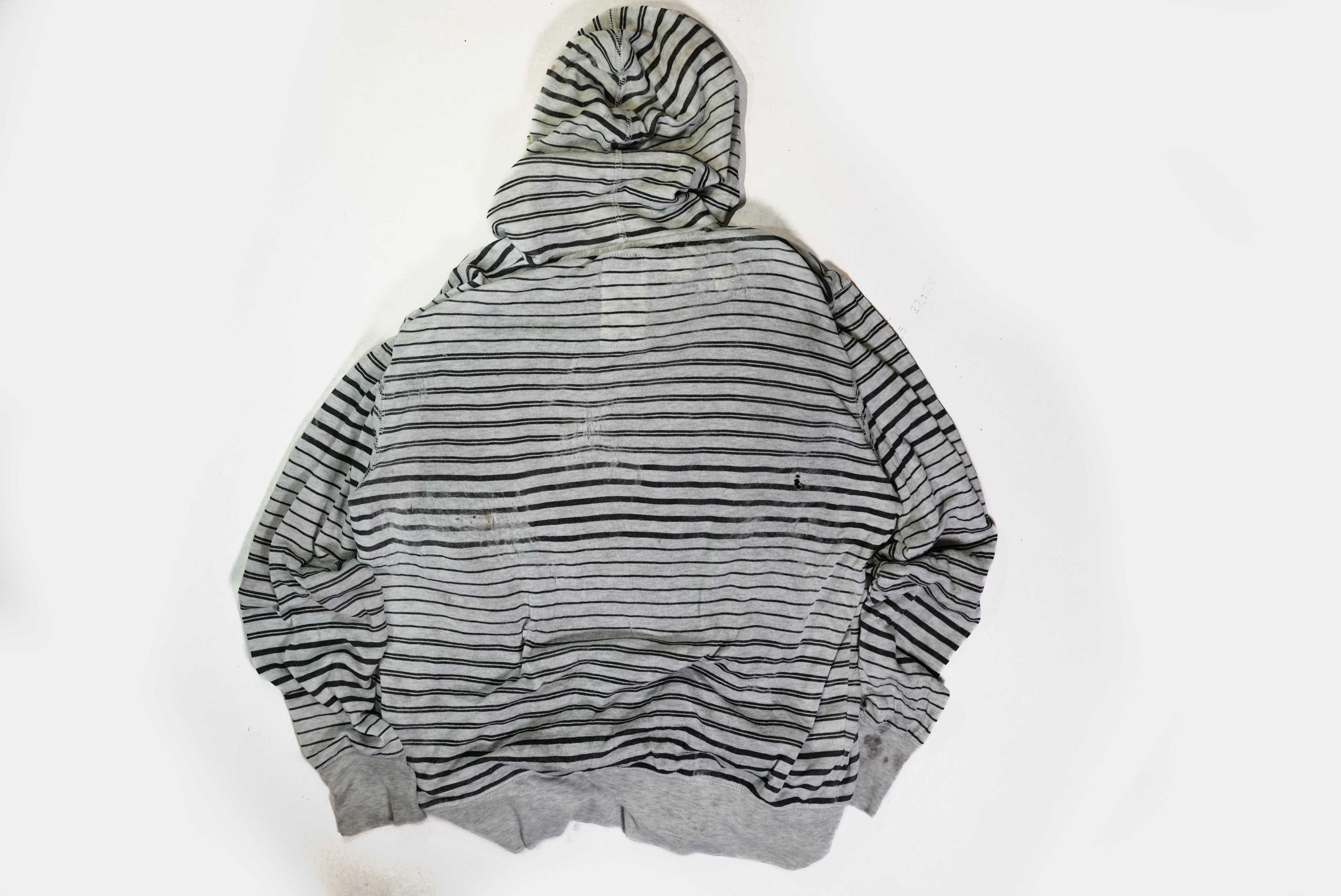 Billabong 1990s vintage billabong thrashed distressed striped hoodie Size US M / EU 48-50 / 2 - 3 Thumbnail