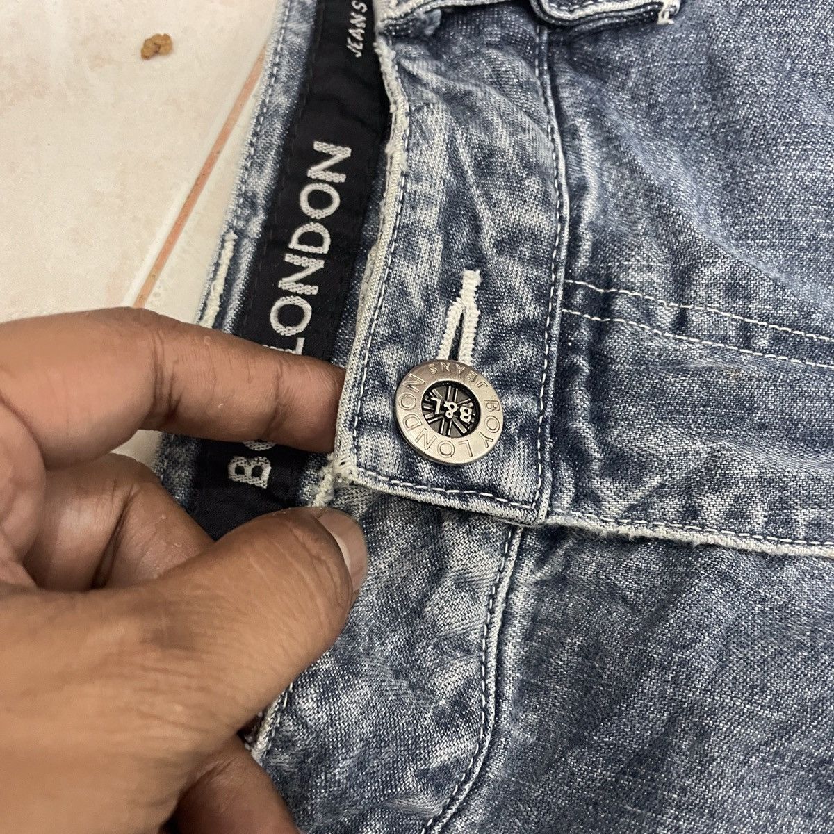 Boy London Vintage Boy London Tactical Distressed Denim Size US 37 - 5 Thumbnail