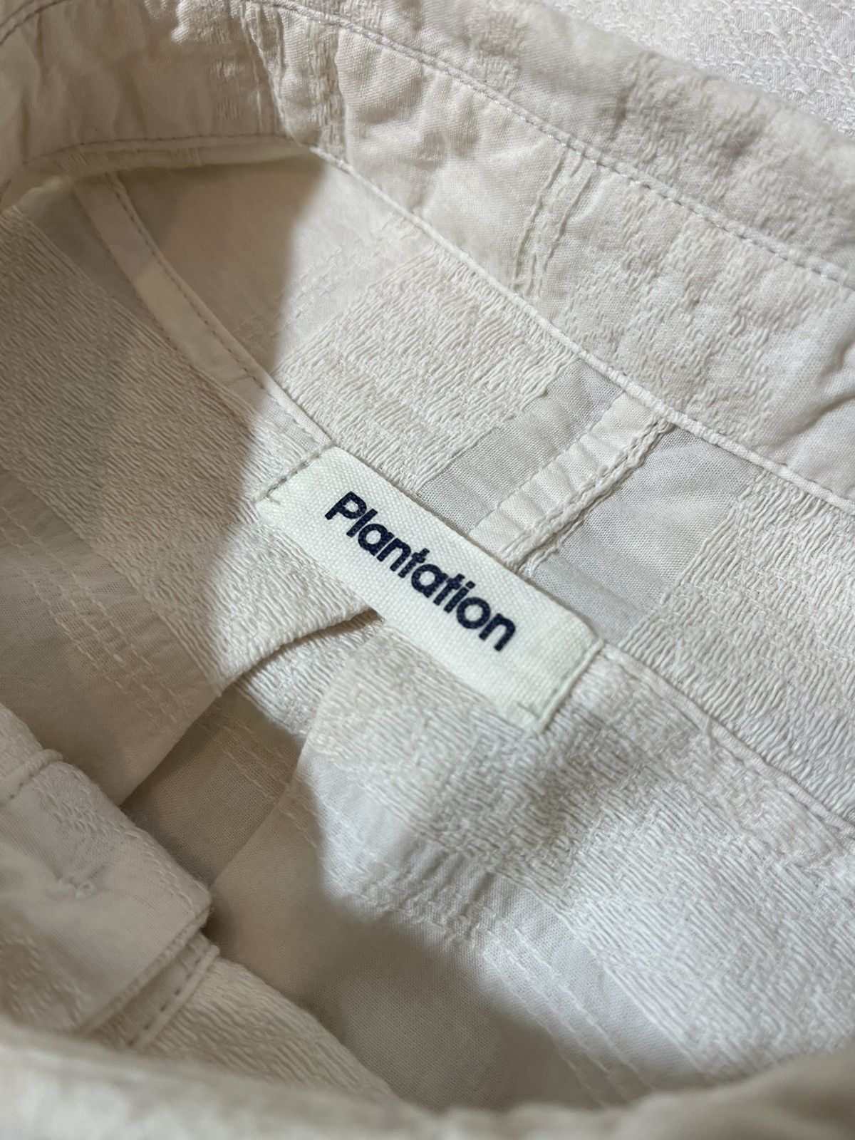 Issey Miyake Plantation by Issey Miyake White Pleated Shirt Size US L / EU 52-54 / 3 - 8 Thumbnail