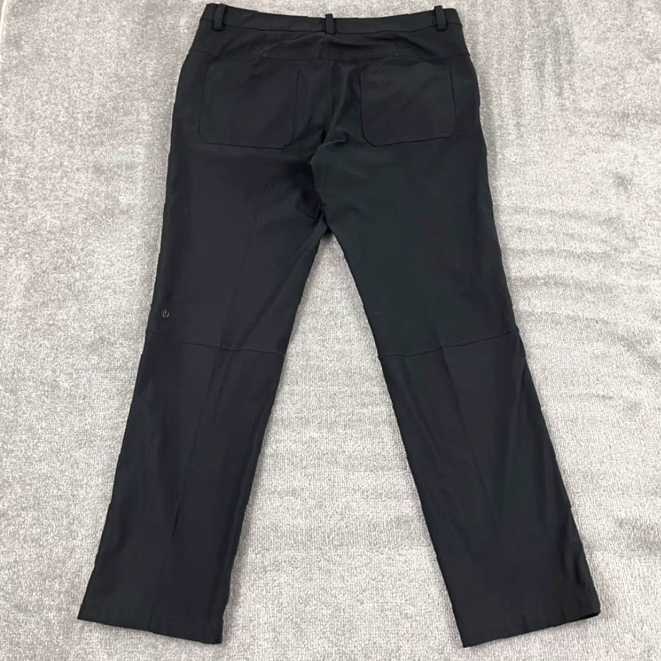 Lululemon LULULEMON Pants Mens 36 x 32 Black Chino Golf Preppy Travel Stretch Breathable Easy Care Flat Front 5-Pocket Classic Fit Brand Mens Size US 36 / EU 52 - 2 Thumbnail