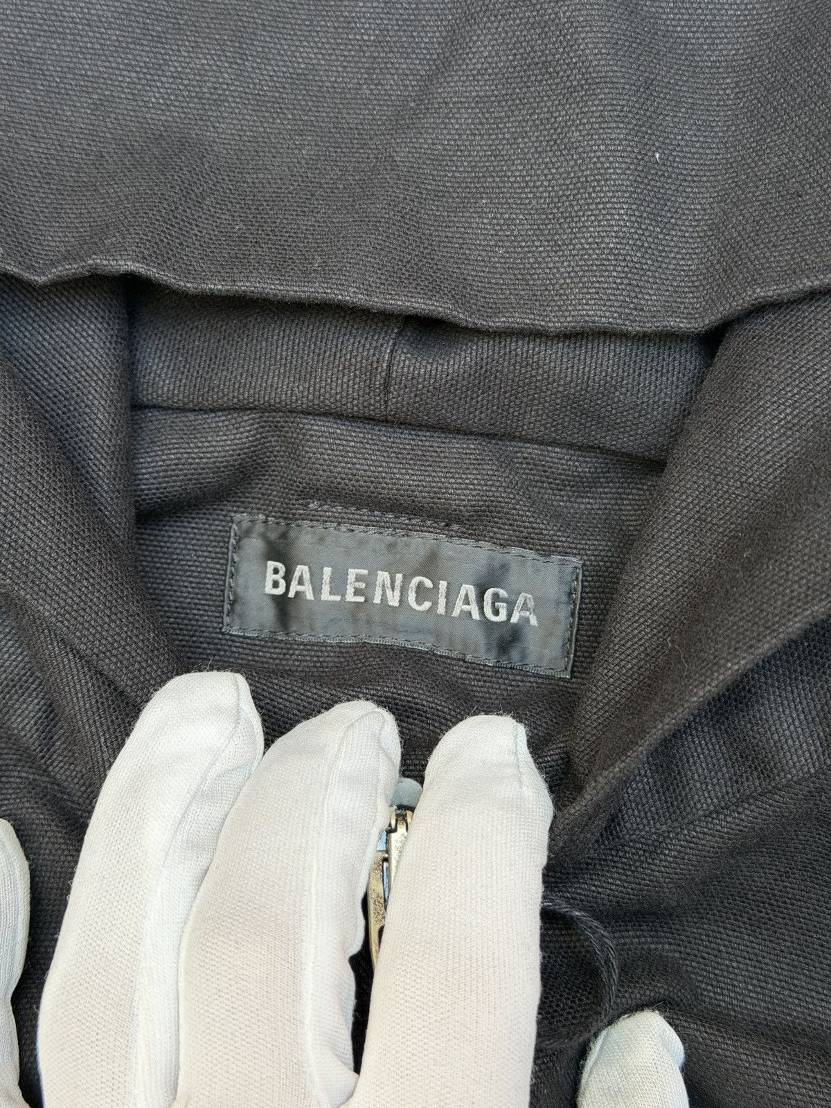 Balenciaga Balenciaga Hooded Studded Zip Up Jacket Black Size US XS / EU 42 / 0 - 14 Thumbnail