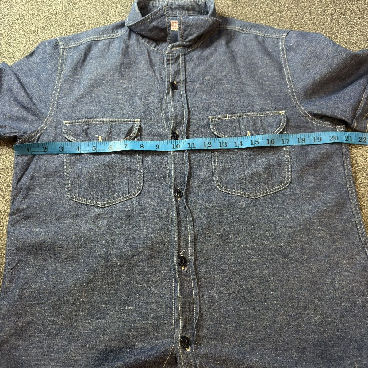 Edwin 🔥🇯🇵 Vintage 90s Japanese Denim Edwin G00185 Button Up Shirt Size US L / EU 52-54 / 3 - 13 Thumbnail