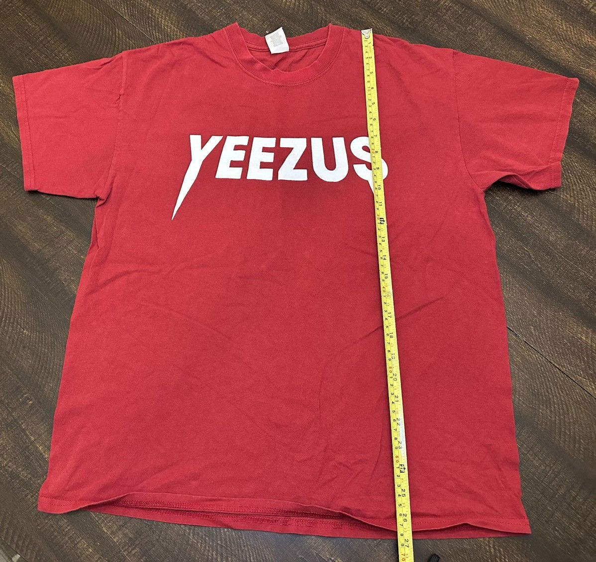 Gildan Yeezus Red T-shirt Men’s Kanye West Ye-Size Large Size US L / EU 52-54 / 3 - 5 Thumbnail