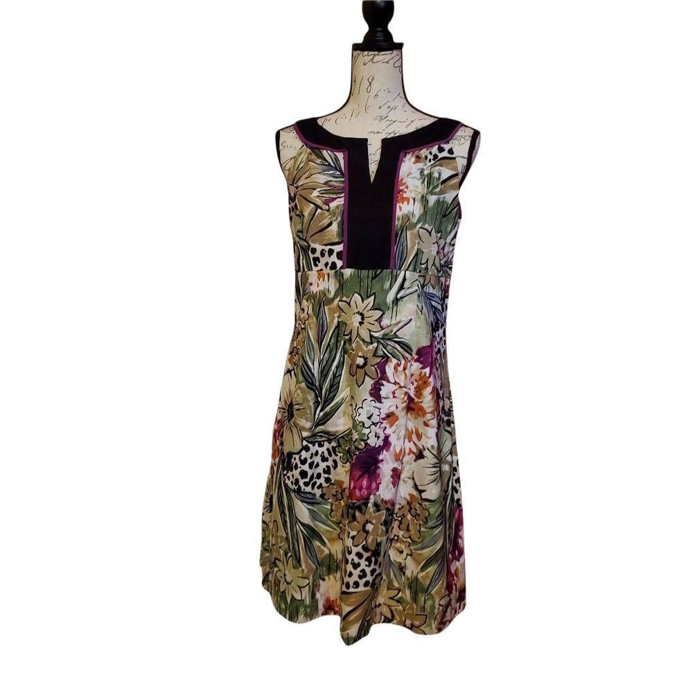 Alyx Alyx Limited Women's Size 10 Green Pink Tan Floral Print Sle Size L / US 10 / IT 46 - 1 Thumbnail