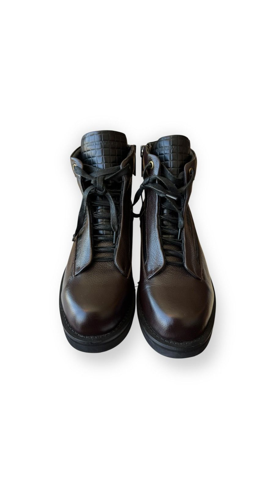 Issey Miyake Vintage Issey Miyake Combat Side-Zip Boots, sz 02, Brown Size US 9.5 / EU 42-43 - 3 Thumbnail