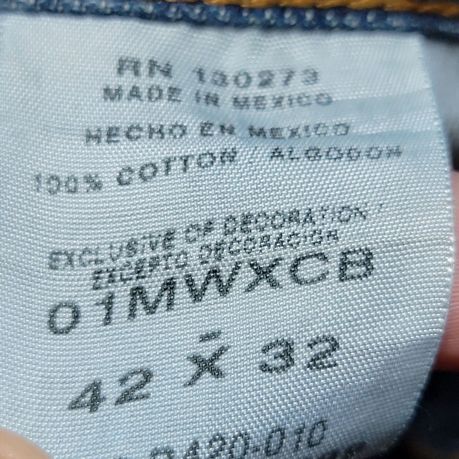 Wrangler Wrangler 20X Straight Denim Jeans - Size 42 X 32 Size US 42 / EU 58 - 6 Thumbnail