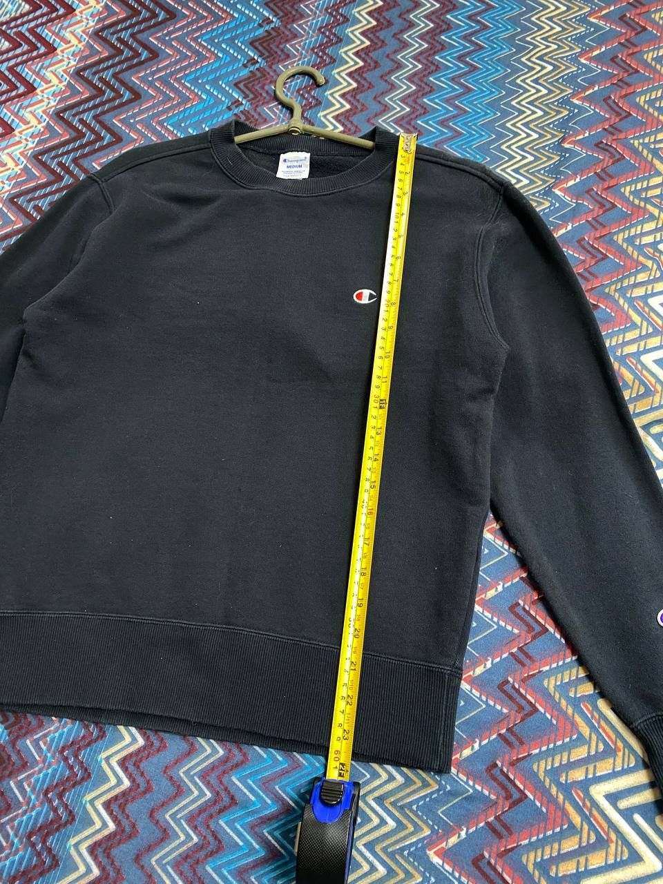 Champion Champion Womens Black Long Sleeve Sweatshirt Logo Size M / US 6-8 / IT 42-44 - 4 Thumbnail