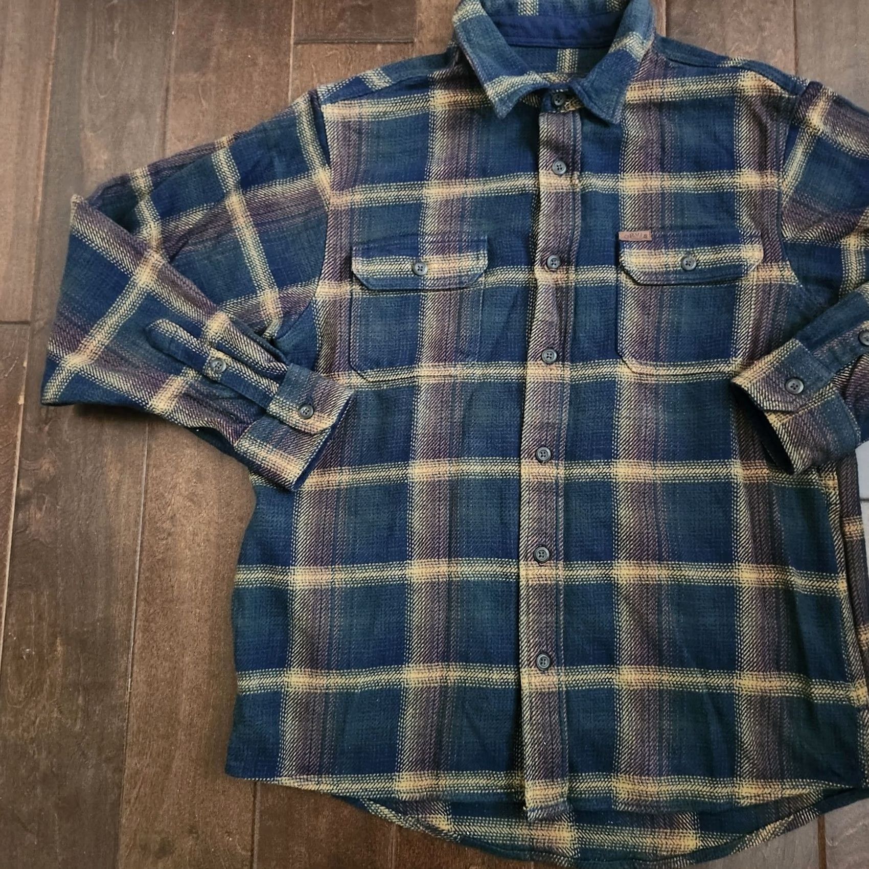 Orvis Orvis Mens Medium Plaid Fleece Lined Flannel Shirt Jacket Outdoor Shacket Size US M / EU 48-50 / 2 - 3 Thumbnail