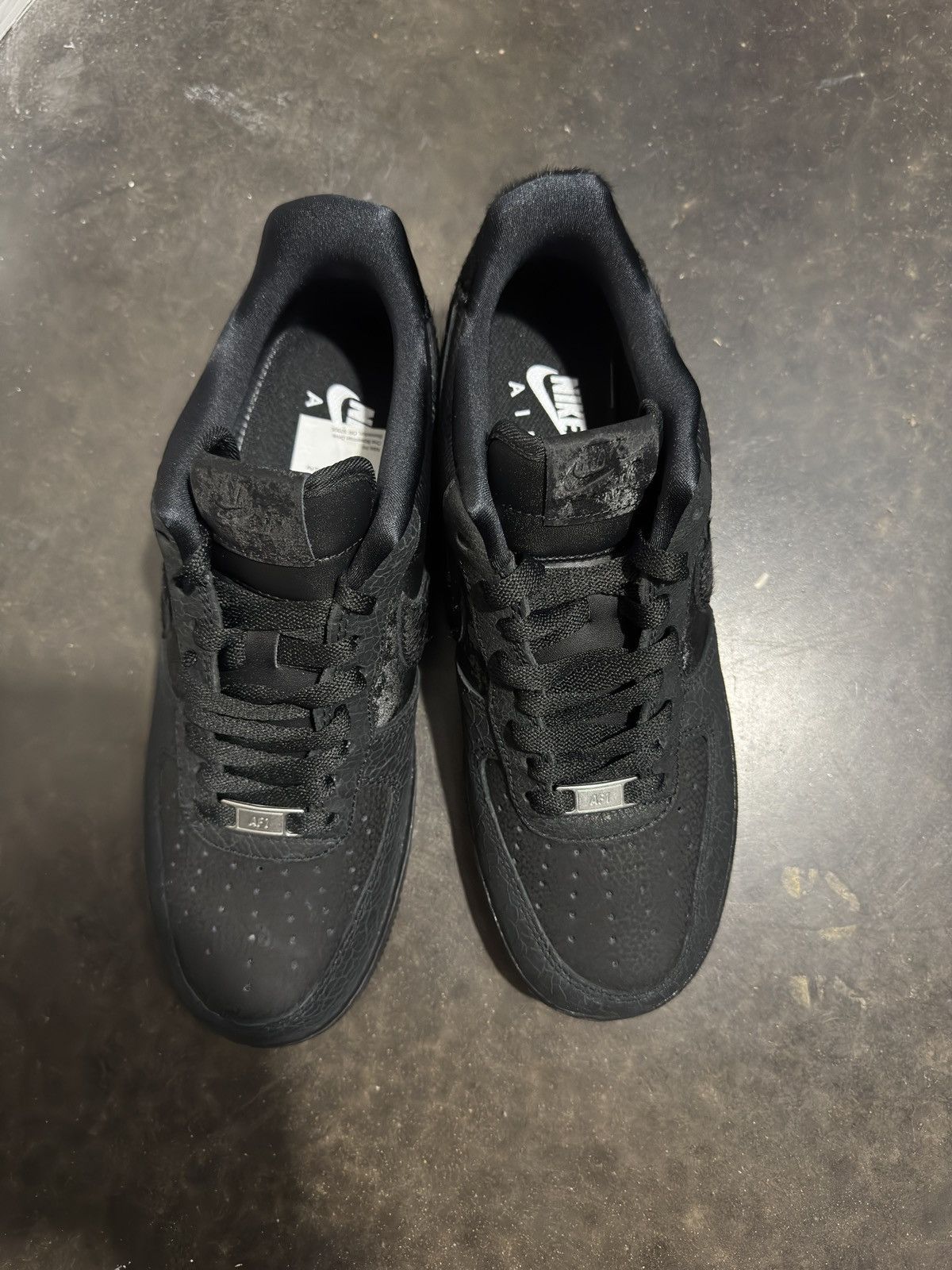 Nike Nike Air Force 1 Low '07 LX 3X Celebration Triple Black Size US 9 / EU 42 - 3 Thumbnail