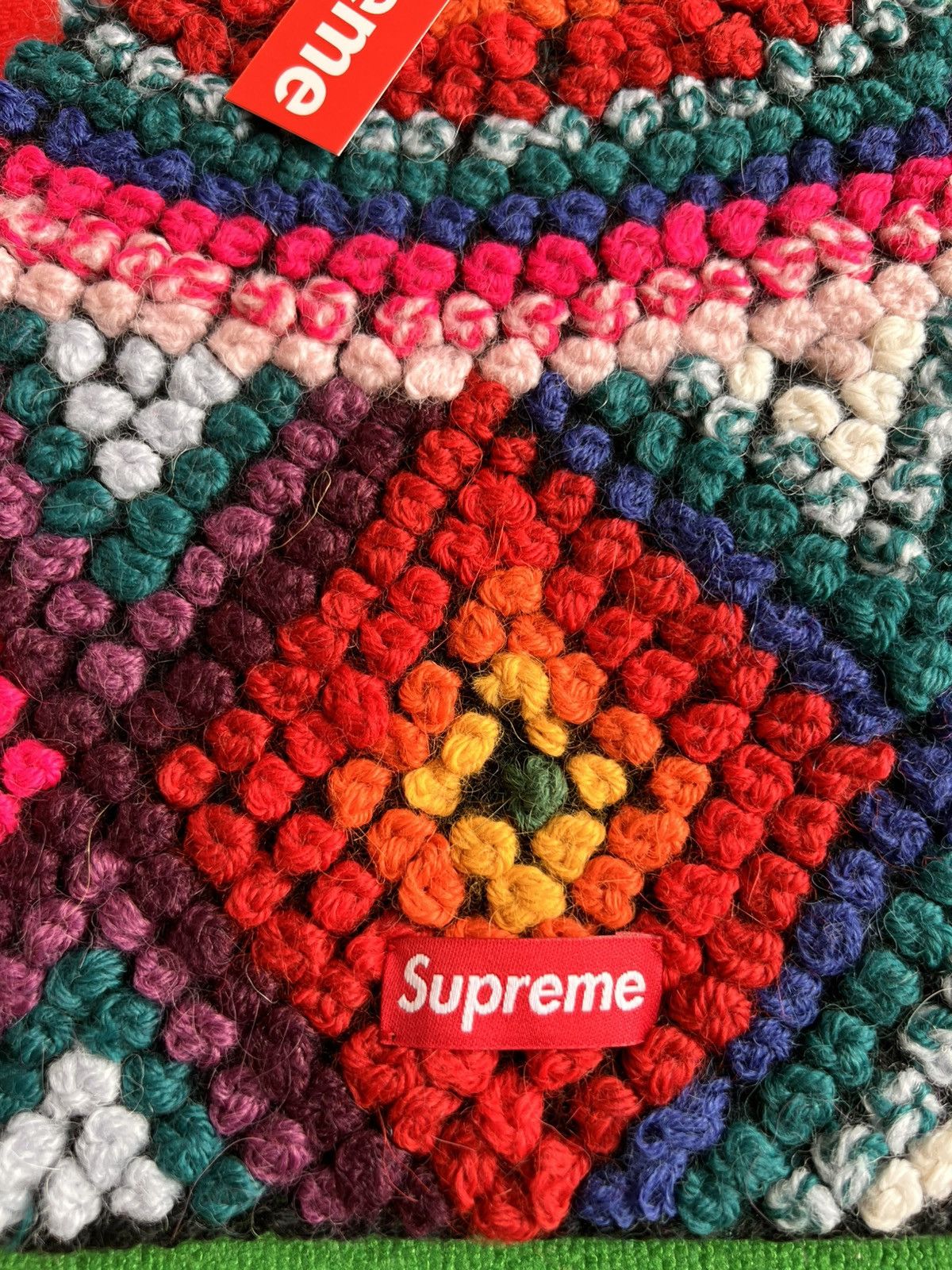 Supreme Textured Knit Beanie FW25 – multicolor hat