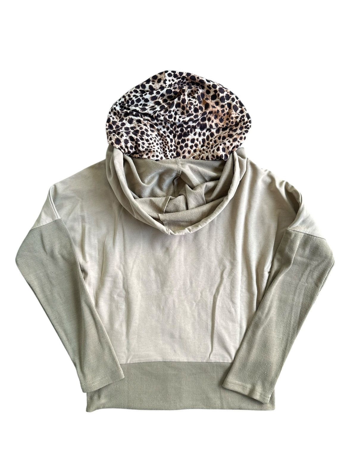 Beauty Beast 2000s STUDDED DOUBLE LAYER CROPPED LEOPARD ZIP HOODIE Size M / US 6-8 / IT 42-44 - 10 Thumbnail