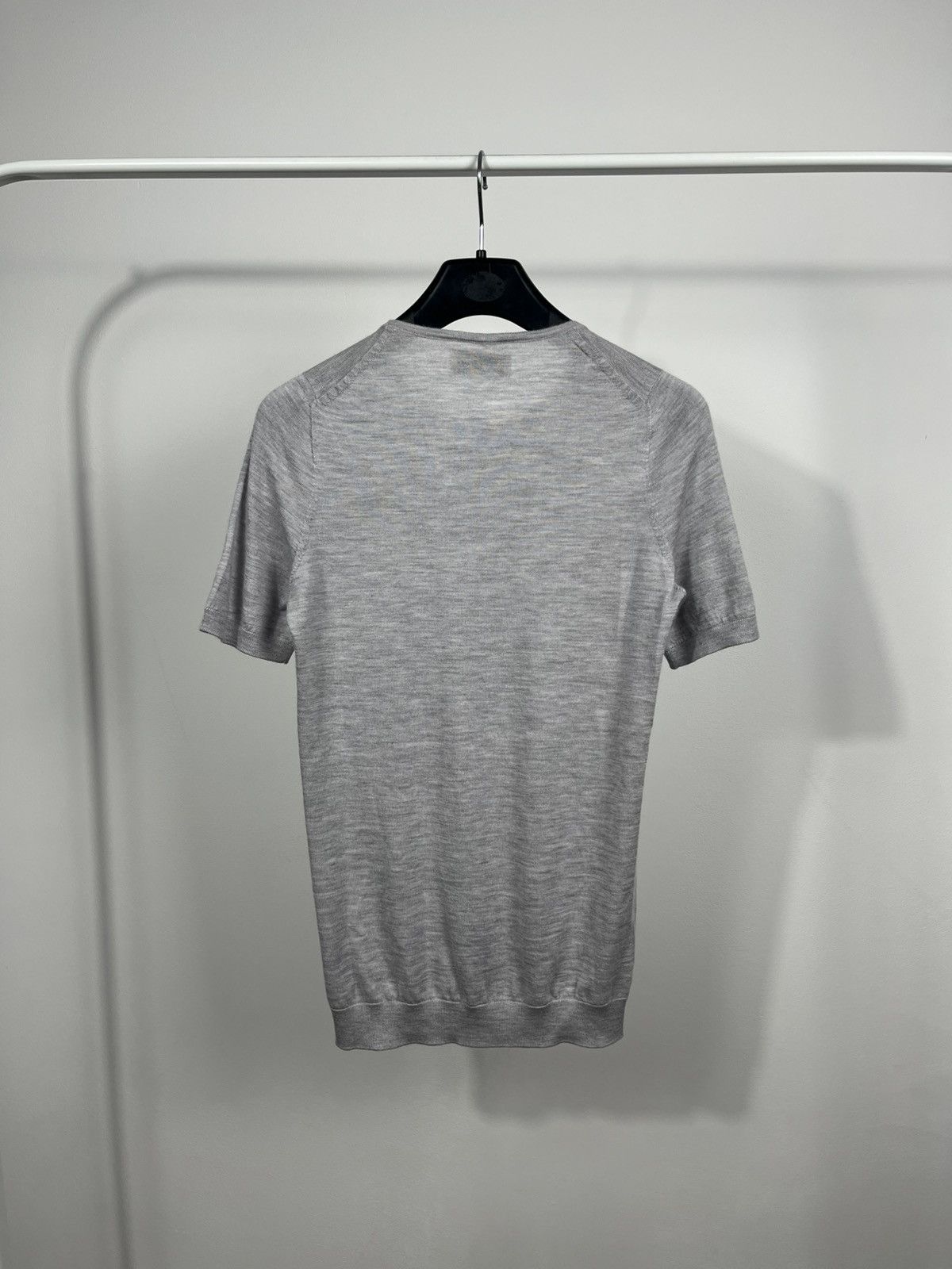 Other Falconeri cashmere blend grey short sleeve knit top Italy Size XS / US 0-2 / IT 36-38 - 9 Thumbnail