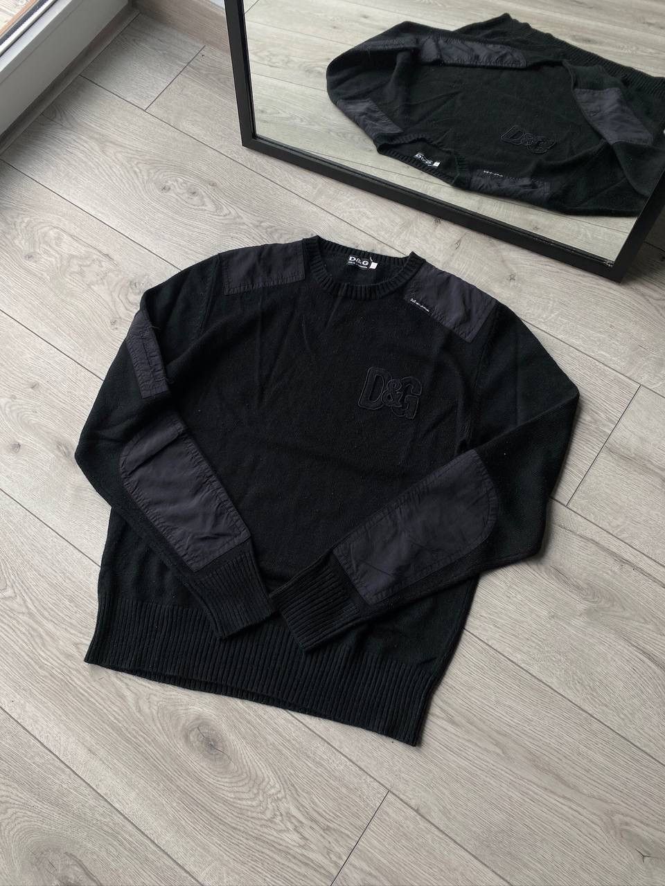 Nike × Vintage Vintage 90's Dolce&Gabbana Nylon Knit Sweater M Y2K/YKK Size US L / EU 52-54 / 3 - 7 Thumbnail