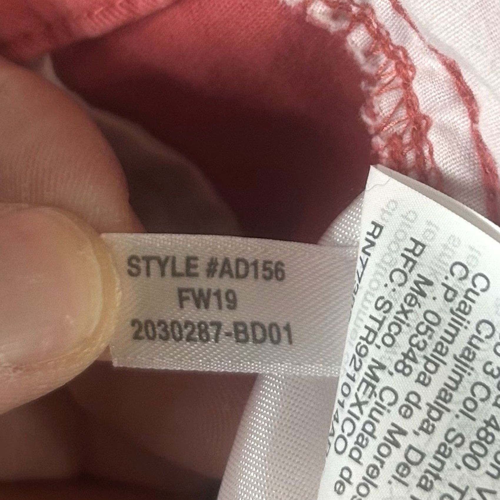 J.Crew J.Crew Chino Pants Womens 00 Red Straight Leg Pockets Casual City College Preppy Size 25" / US 0 / IT 36 - 7 Thumbnail