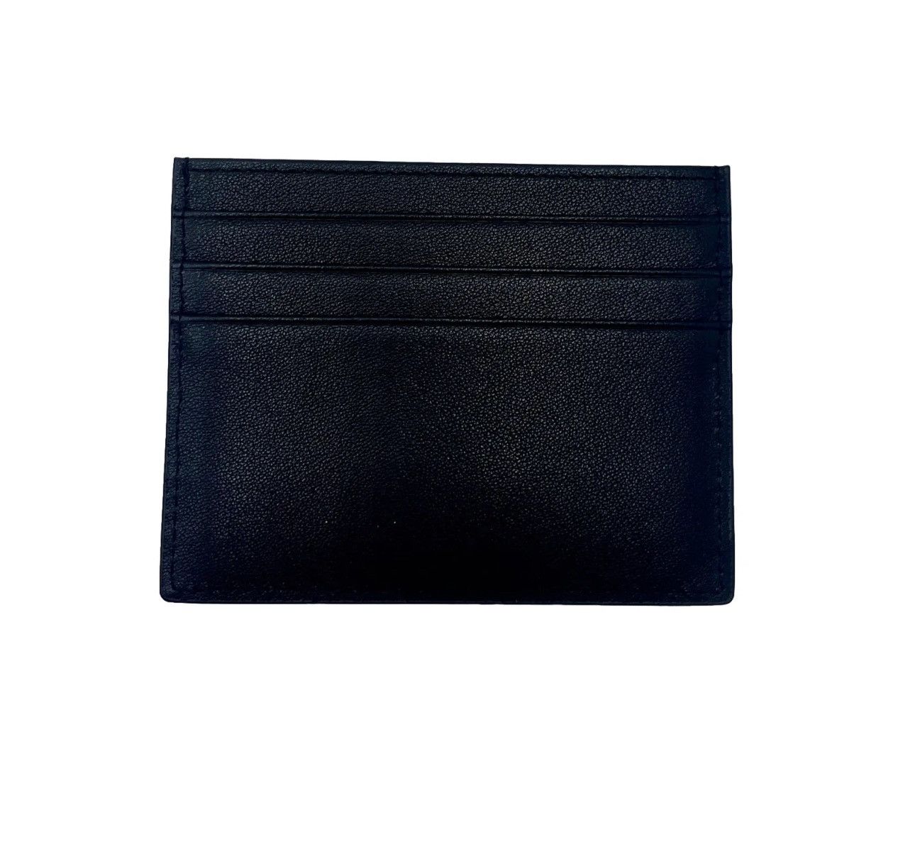 Giorgio Armani leather card holder wallet in black