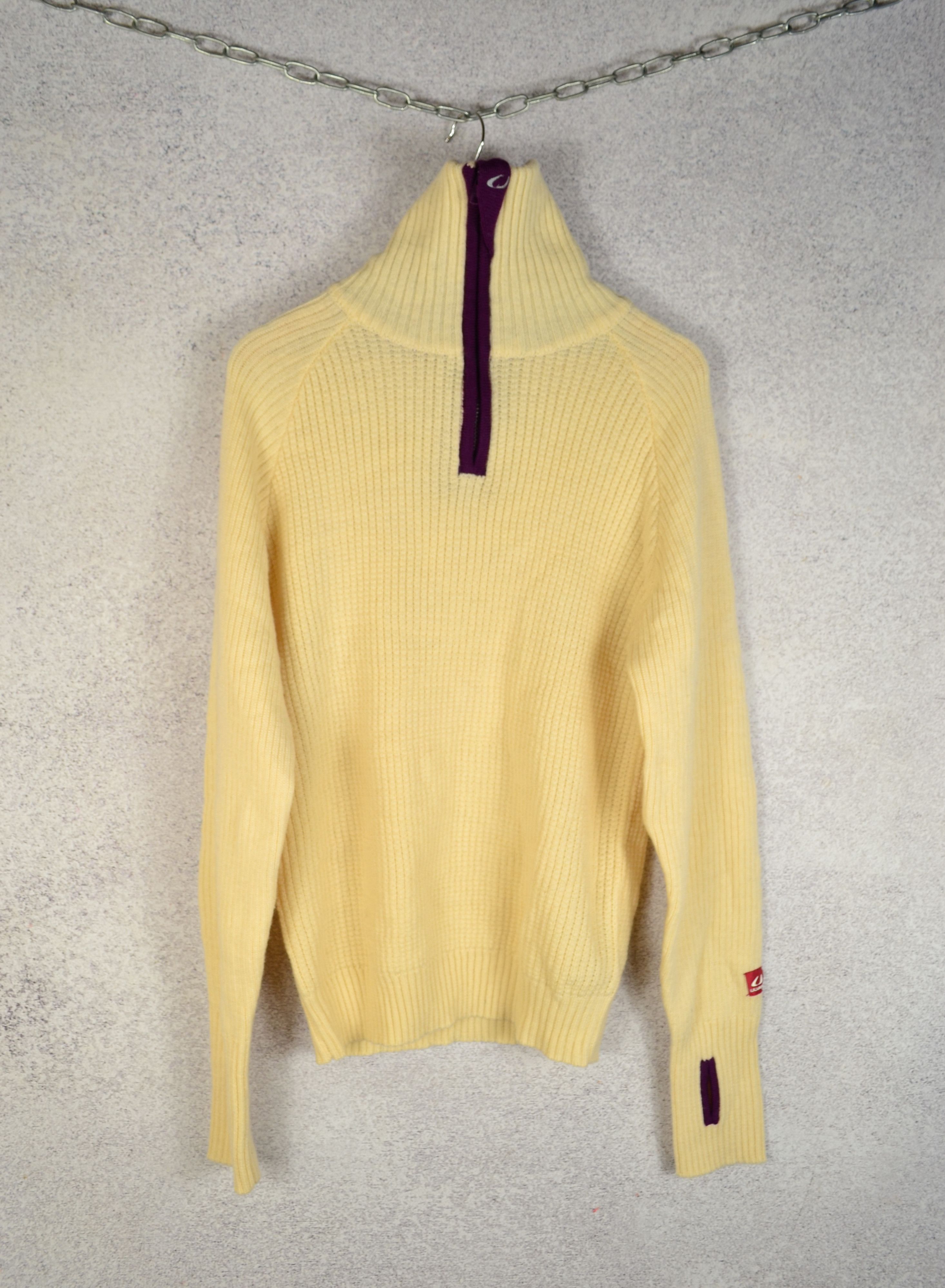 Ulvang Ulvang Heavy Knit Rav Half Zip Wool Sweater Norway Size US L / EU 52-54 / 3 - 1 Thumbnail