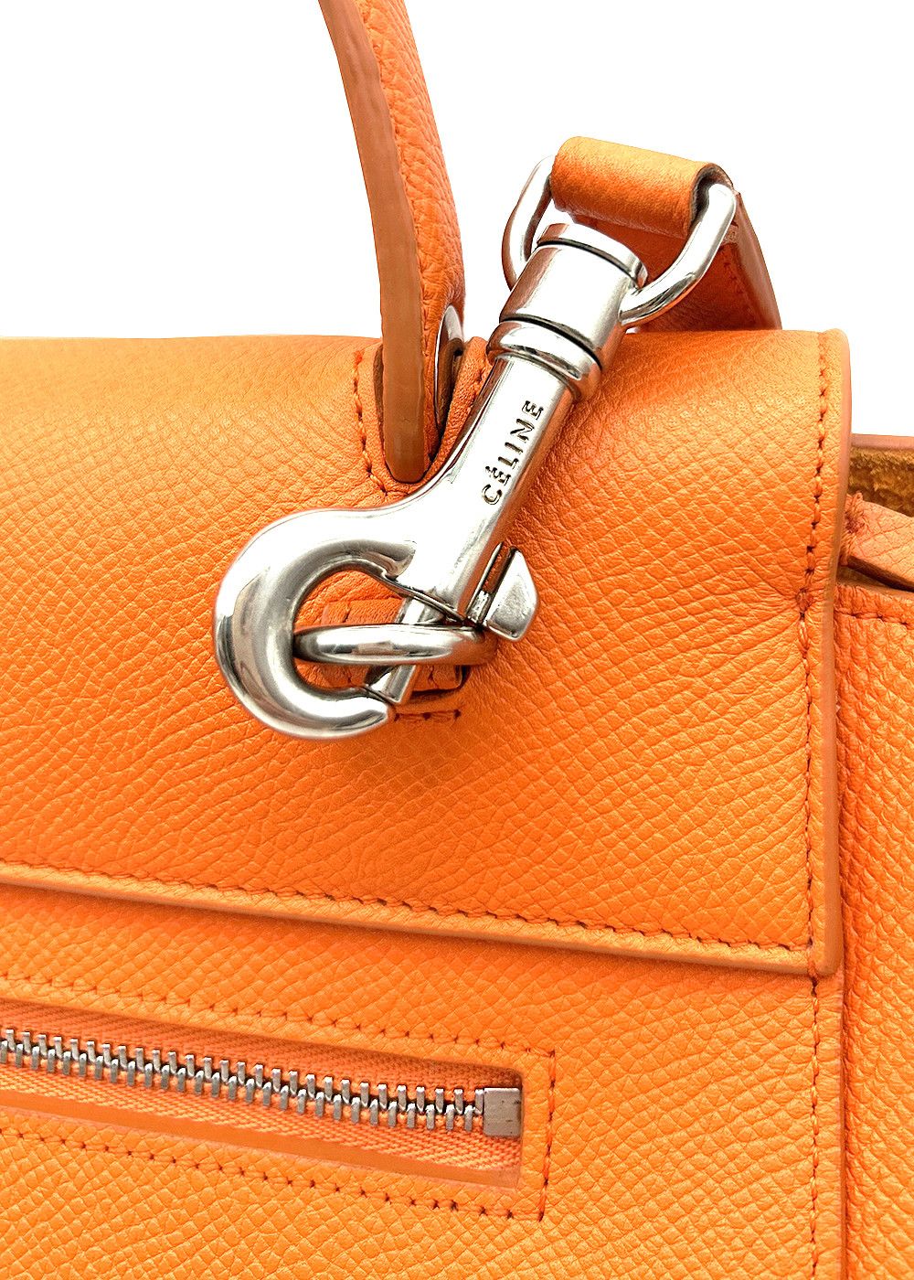 Celine Celine Leather Crossbody Bag Orange Size ONE SIZE - 9 Thumbnail