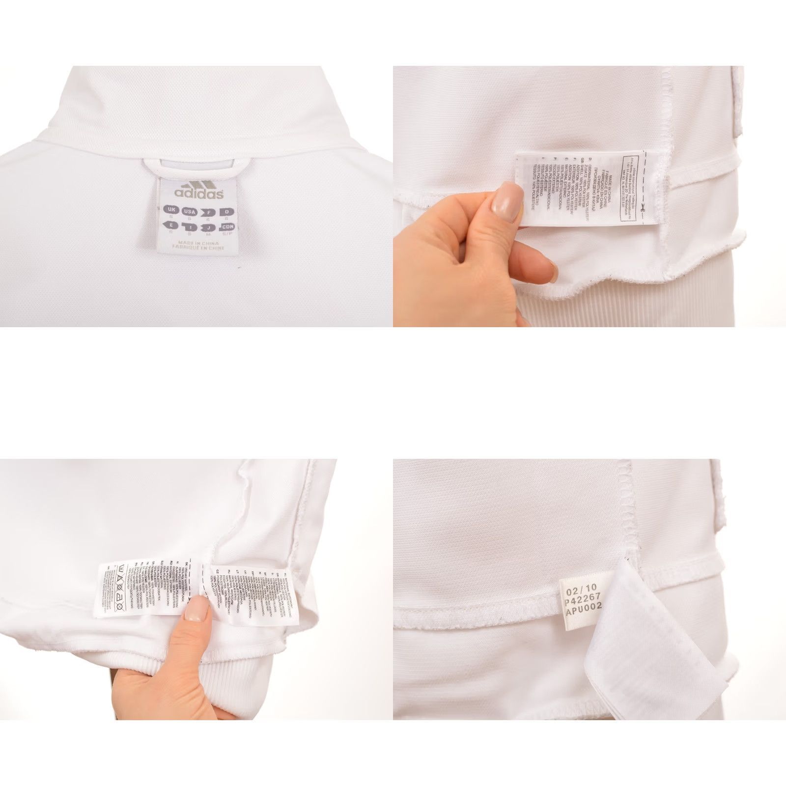 Adidas Adidas DDP Germany 2010/2011 Track Jacket P42267 Size S White Men Shirt Size US S / EU 44-46 / 1 - 8 Thumbnail