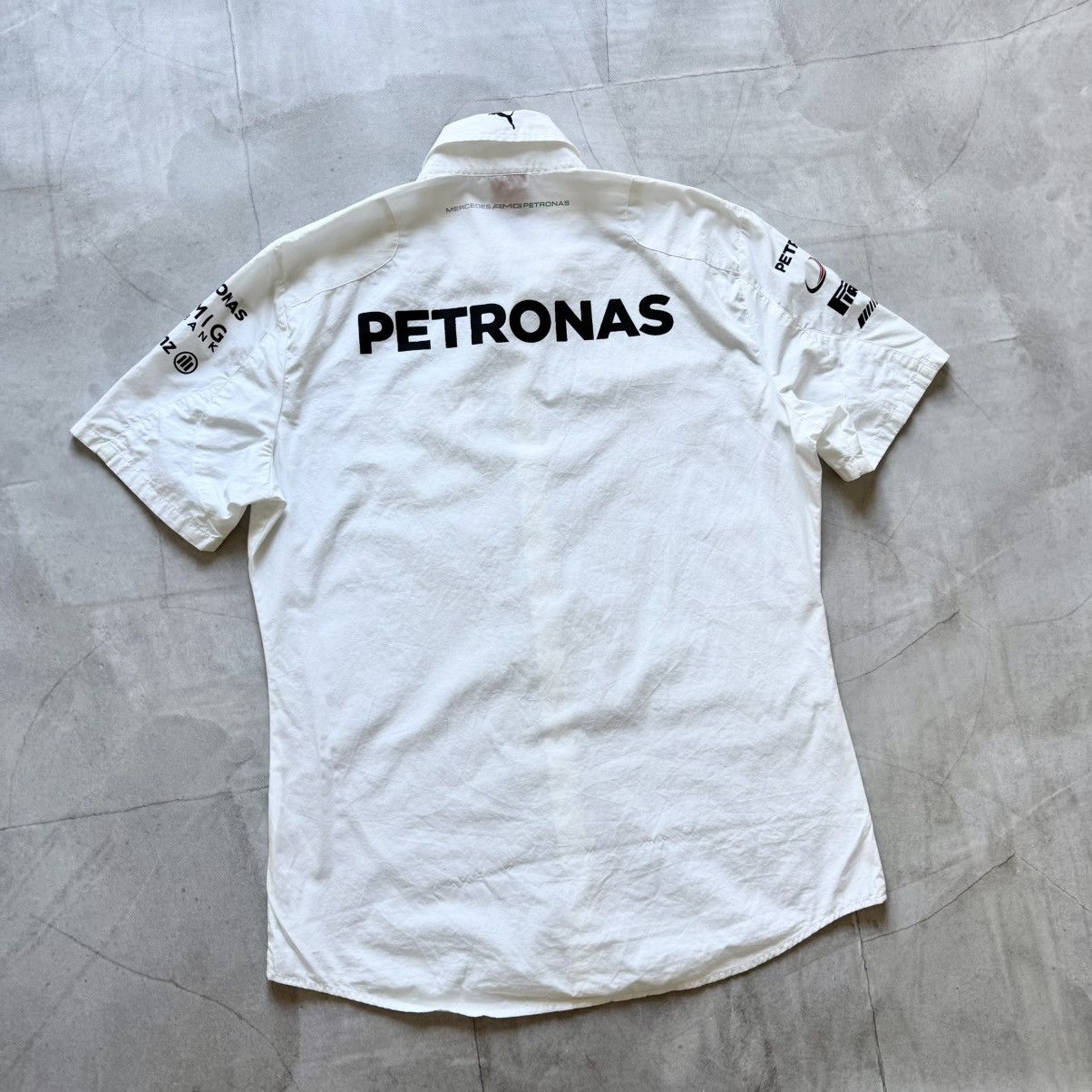 Formula 1 Puma Mercedes AMG Toto Wolf Formula 1 Racing Botton Up Shirt Size US L / EU 52-54 / 3 - 2 Thumbnail