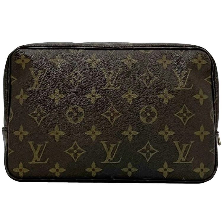 Louis Vuitton LOUIS VUITTON Clutch Bag Brown Cotton Size ONE SIZE - 1 Thumbnail