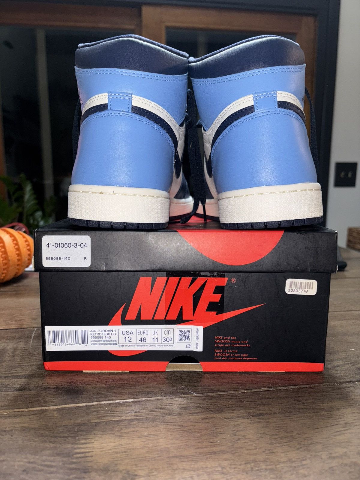 Jordan Brand Jordan 1 high obsidian Size US 12 / EU 45 - 5 Thumbnail