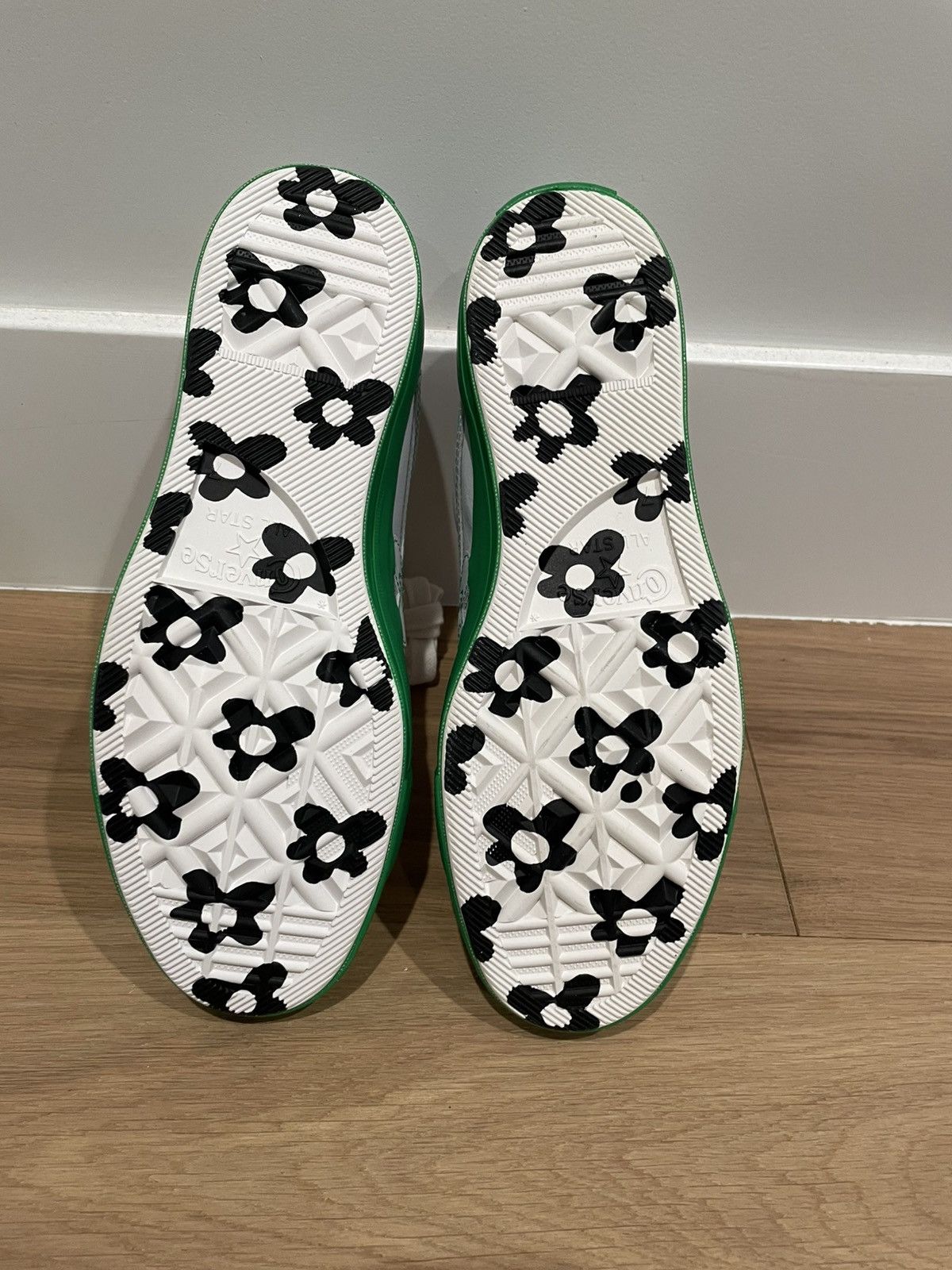 Converse × Golf Wang × Golf le Fleur Golf le Fleur x Converse One Star White and Green Size US 7 / EU 40 - 4 Thumbnail