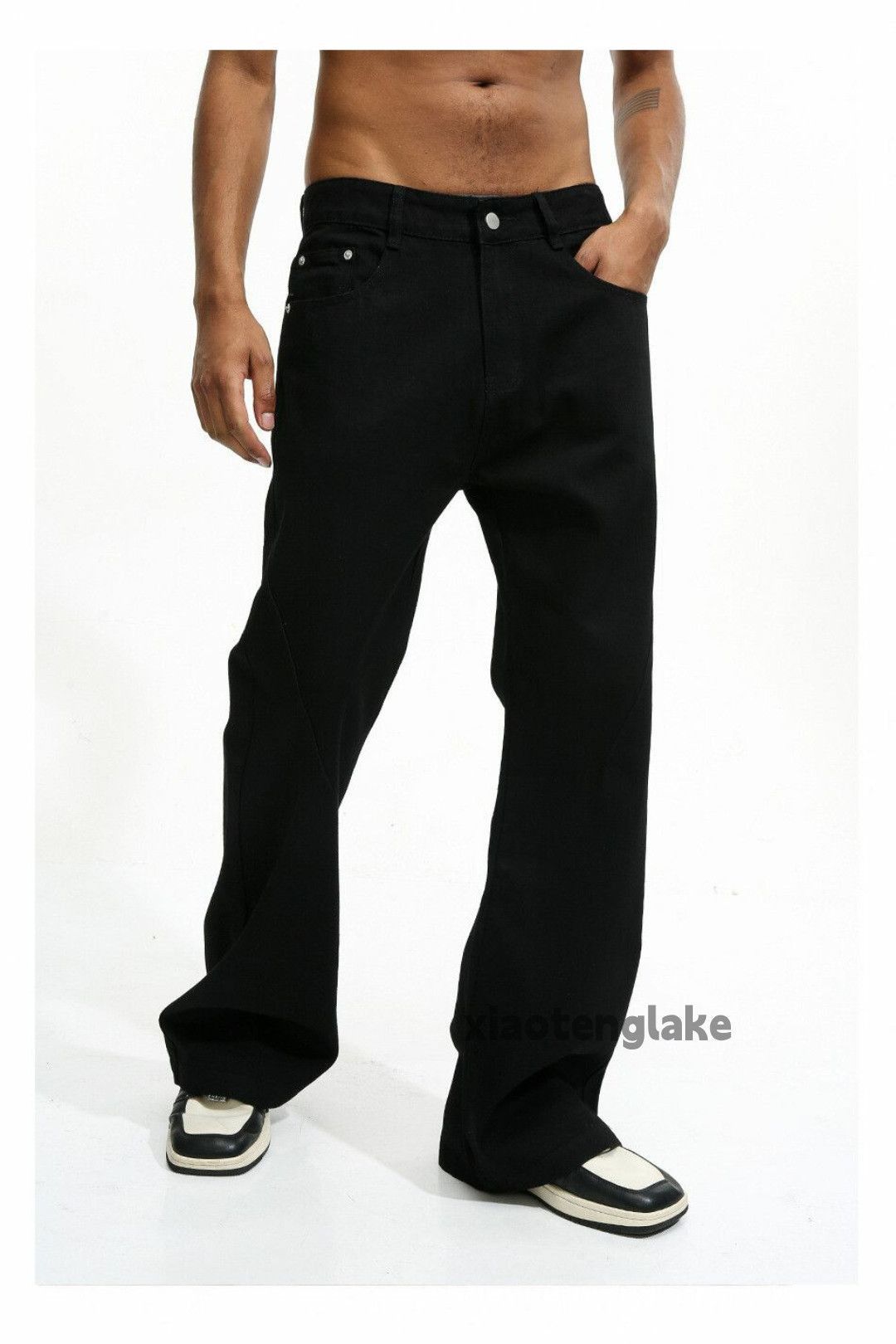 Jean zx vintage wide Leg flared hiphop yuppie bootcut jeans Size US 32 / EU 48 - 7 Thumbnail