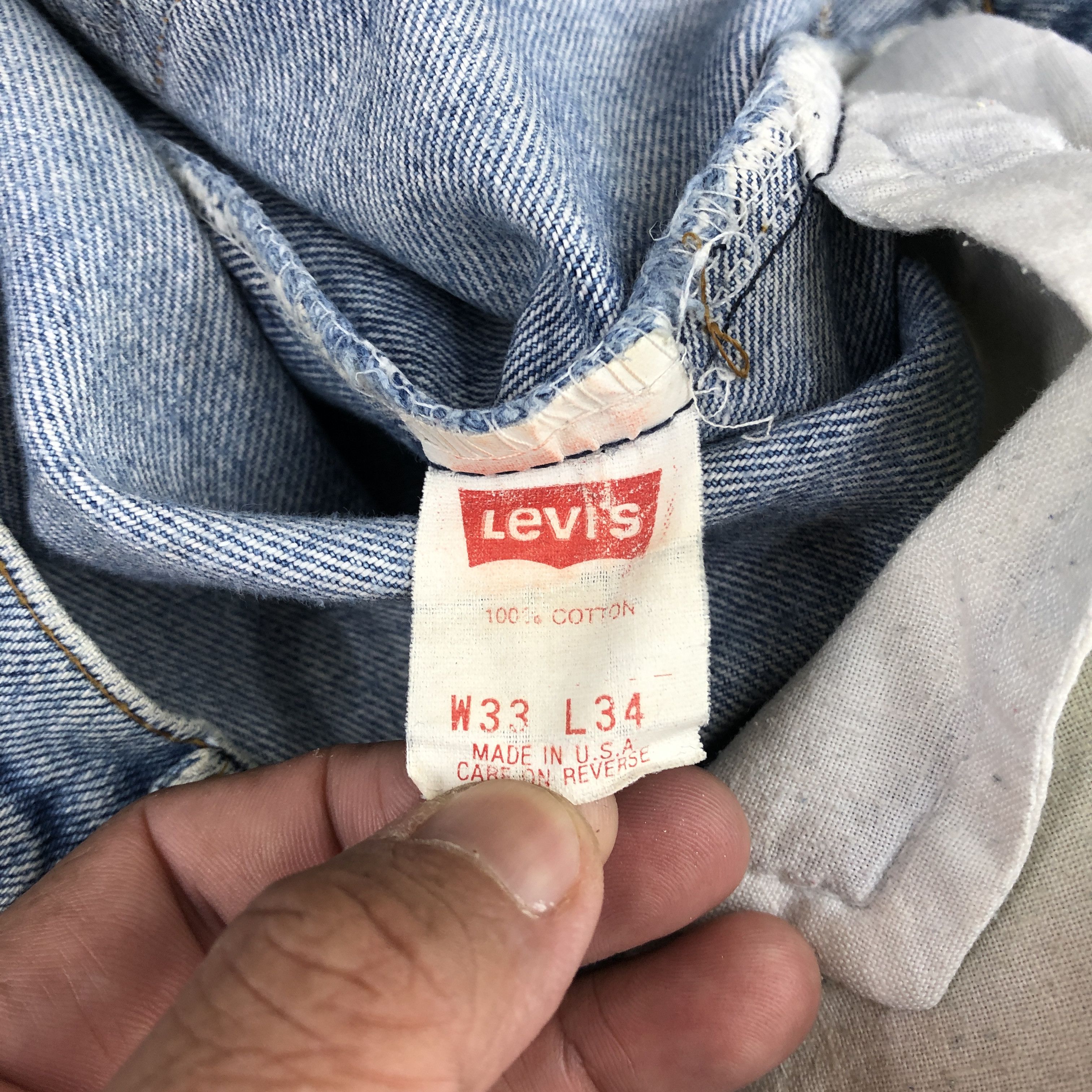 Levi's Vintage 90s Levis 505 Jeans Ripped Levi's Light Wash Denim Size US 30 / EU 46 - 9 Thumbnail