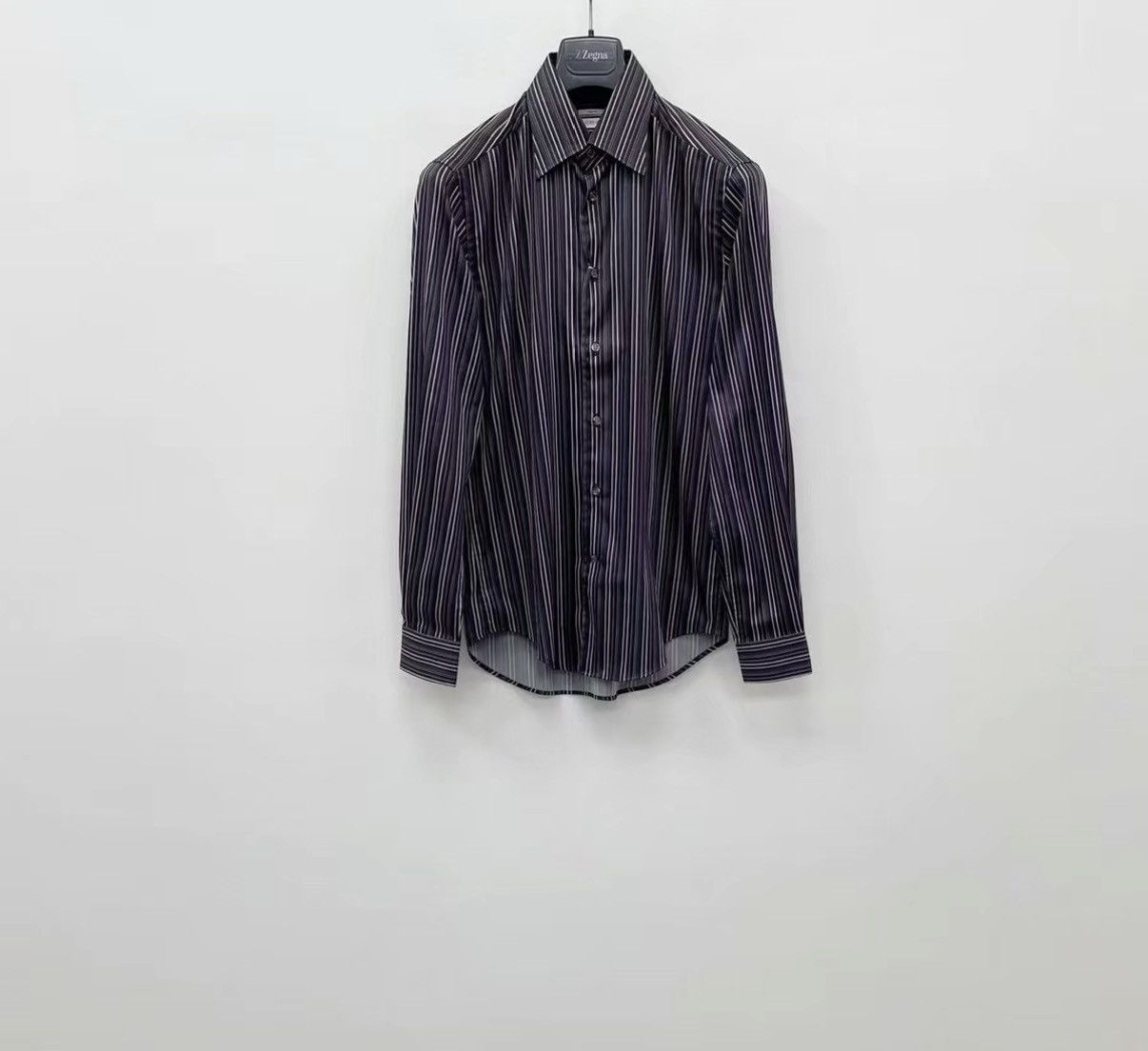 Versace VERSACE VC Embroidered Stretch Long Sleeve Shirt J30 Size US M / EU 48-50 / 2 - 1 Thumbnail