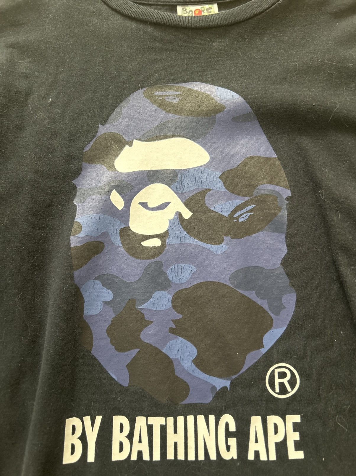 Bape Long sleeve blue camo bape logo Size US XL / EU 56 / 4 - 2 Thumbnail