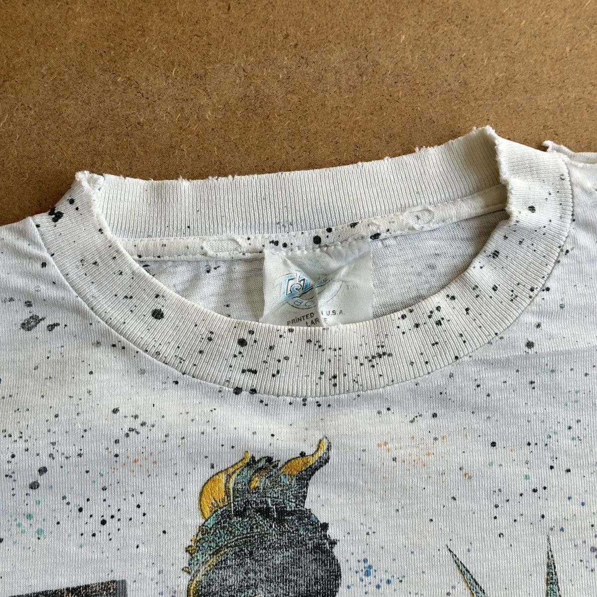 Vintage Vintage 90s New York City AOP Island Boyz Single Stitch Tee Size US L / EU 52-54 / 3 - 7 Thumbnail