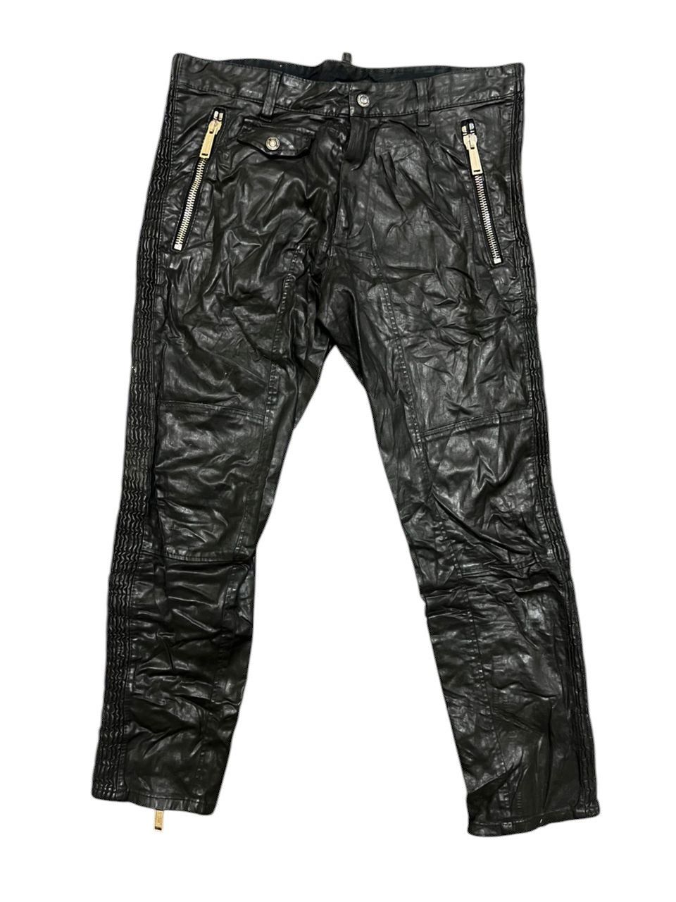 Dsquared2 Dsquared Biker Pant ( Elastane) Size US 32 / EU 48 - 1 Thumbnail