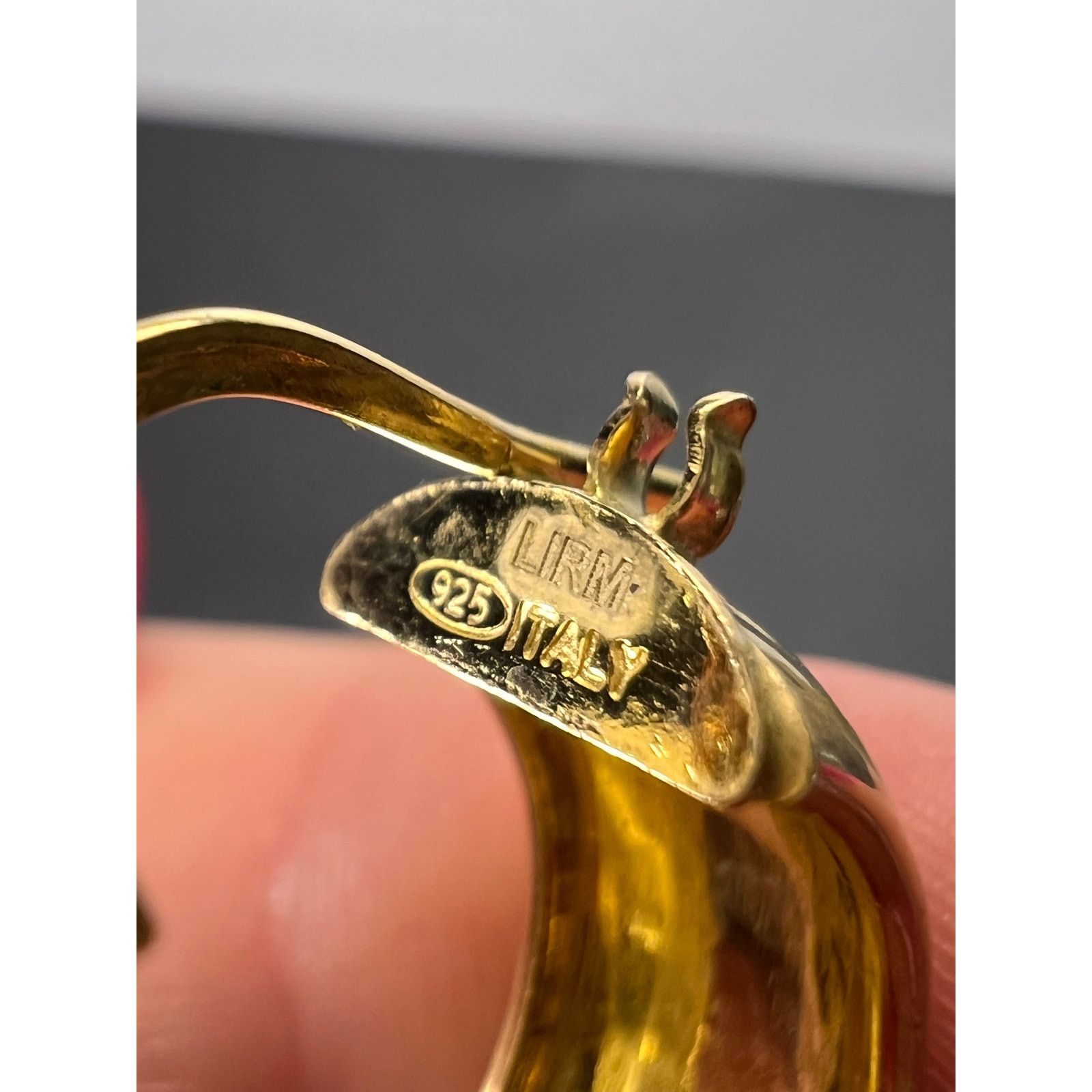 Other Gold over sterling silver hoop earrings Size ONE SIZE - 6 Thumbnail