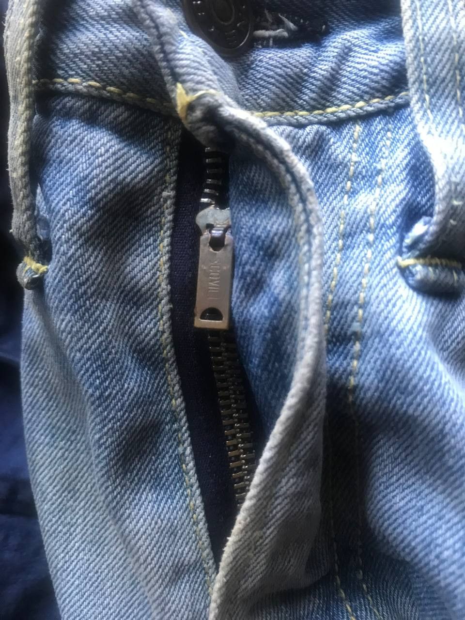 If Six Was Nine × Vintage Vintage 70s Bigstone Flared Washed Denim Size US 28 / EU 44 - 7 Thumbnail