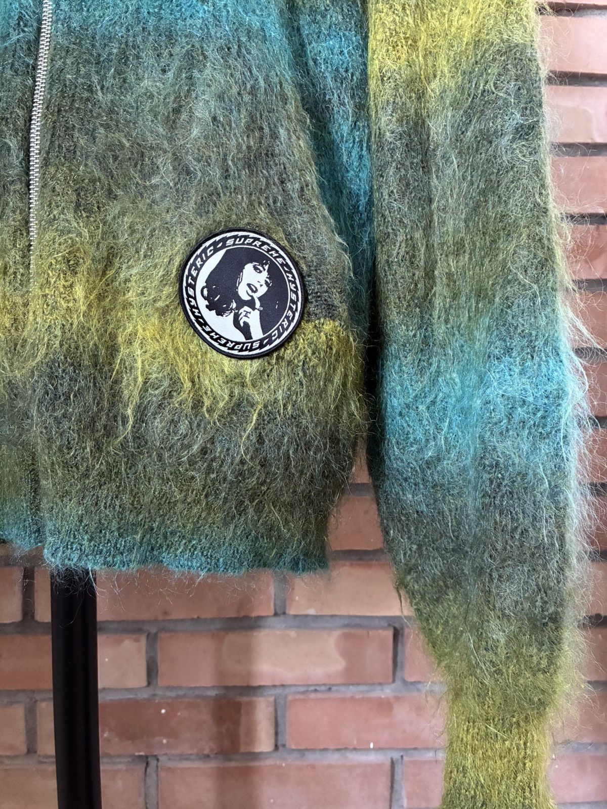 Hysteric Glamour × Supreme Supreme FW24 Hysteric Glamour Mohair ZipUp Hooded Sweater Size US L / EU 52-54 / 3 - 3 Thumbnail