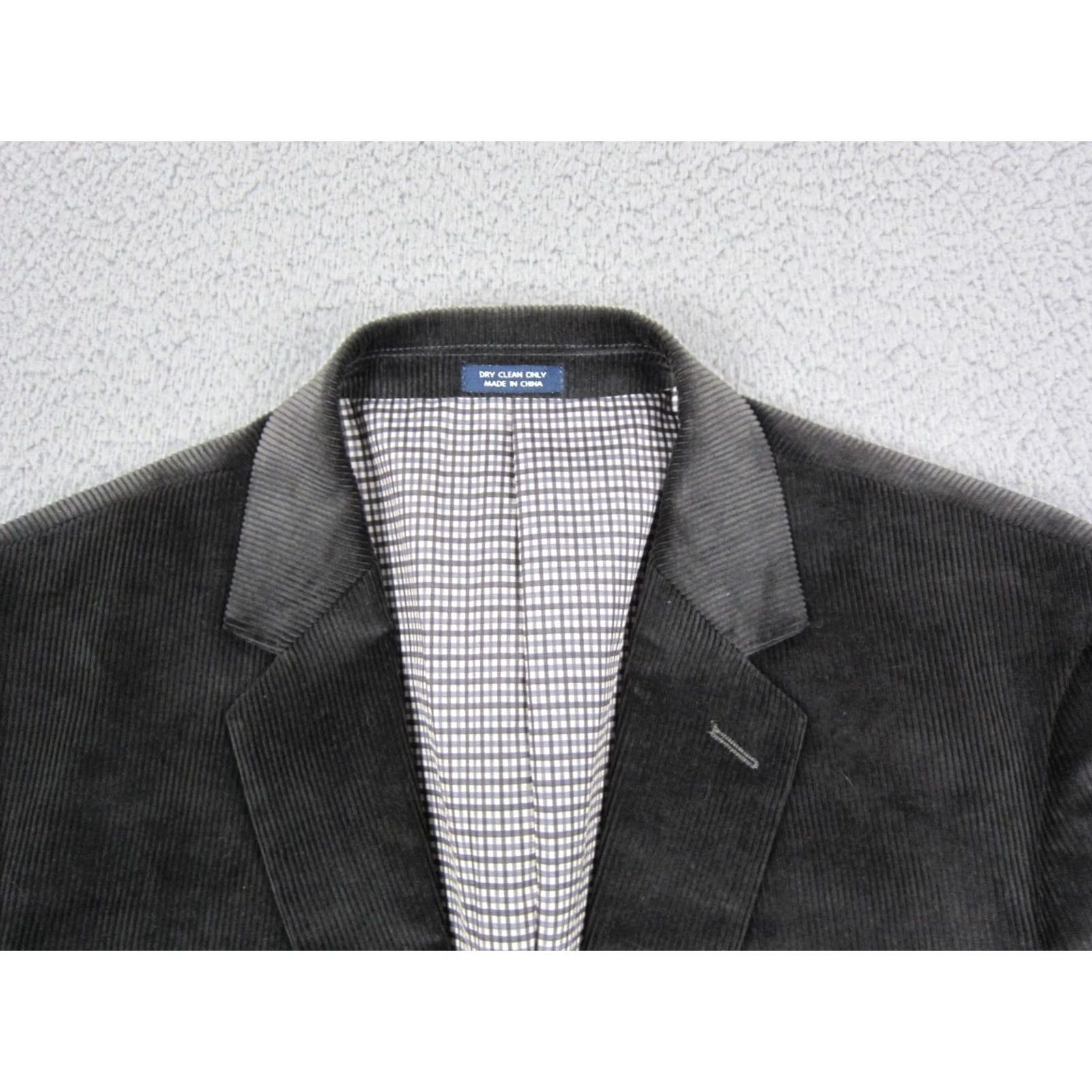 Vintage VINTAGE Saddlebred Blazer Jacket Mens 42R Black Corduroy Classic Western 80s 90s Size 42R - 2 Thumbnail