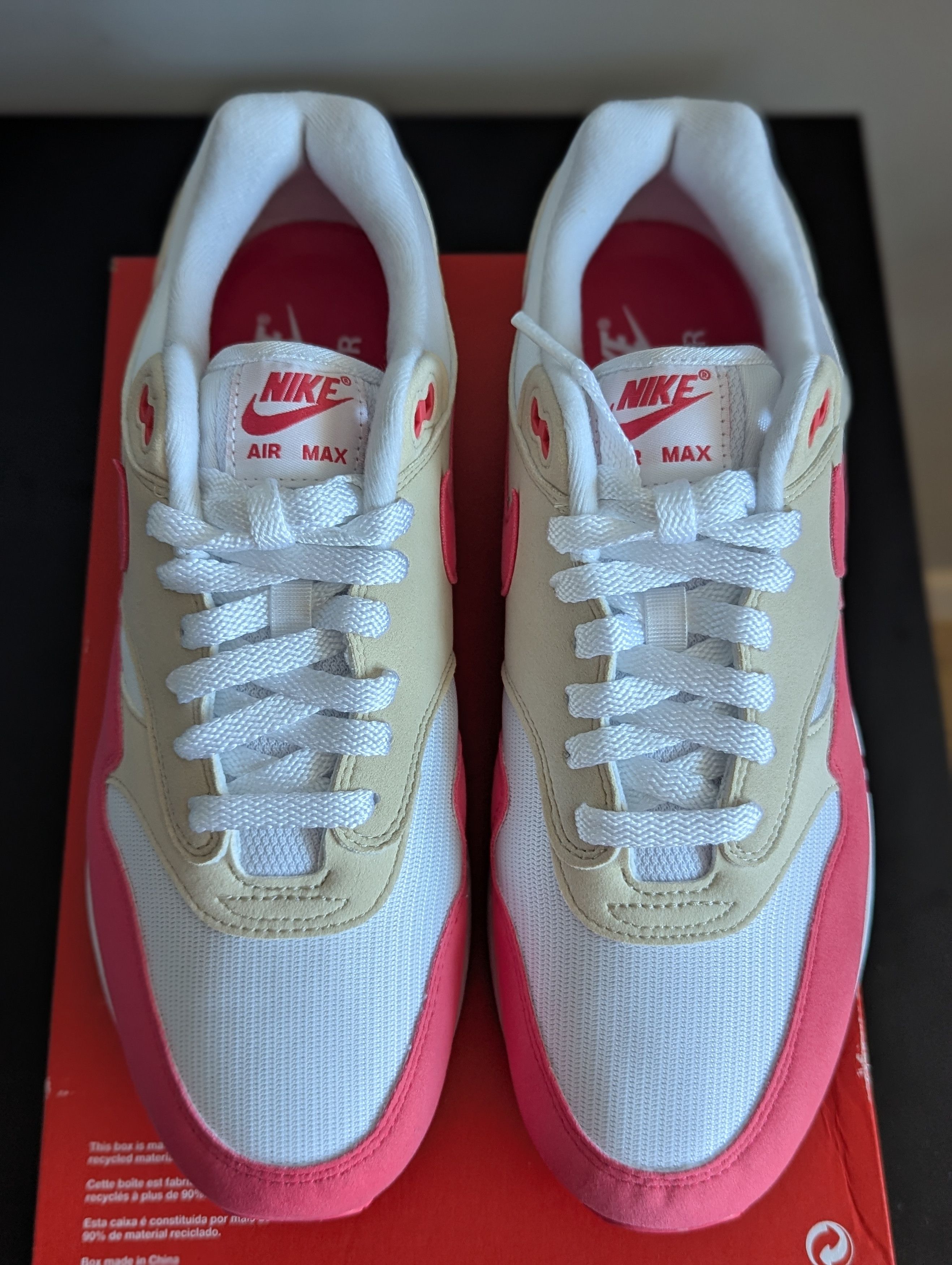 Nike Nike Air Max 1 Aster Pink atmos OG white patta Size US 10 / EU 43 - 4 Thumbnail
