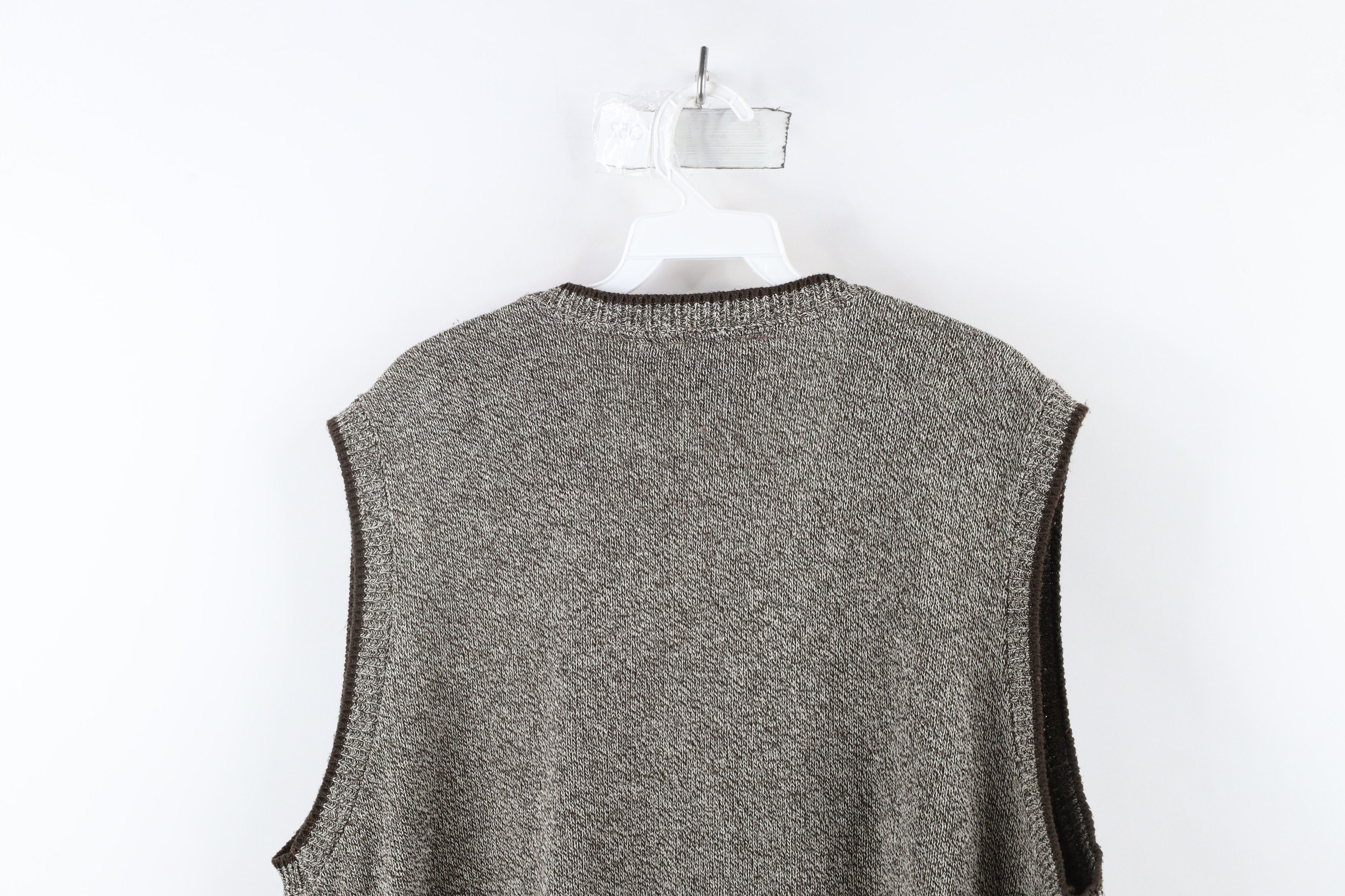 Vintage Vintage 60s 70s Mid Century Modern MCM Knit Sweater Vest USA Size XXL / US 16-18 / IT 52-54 - 8 Thumbnail