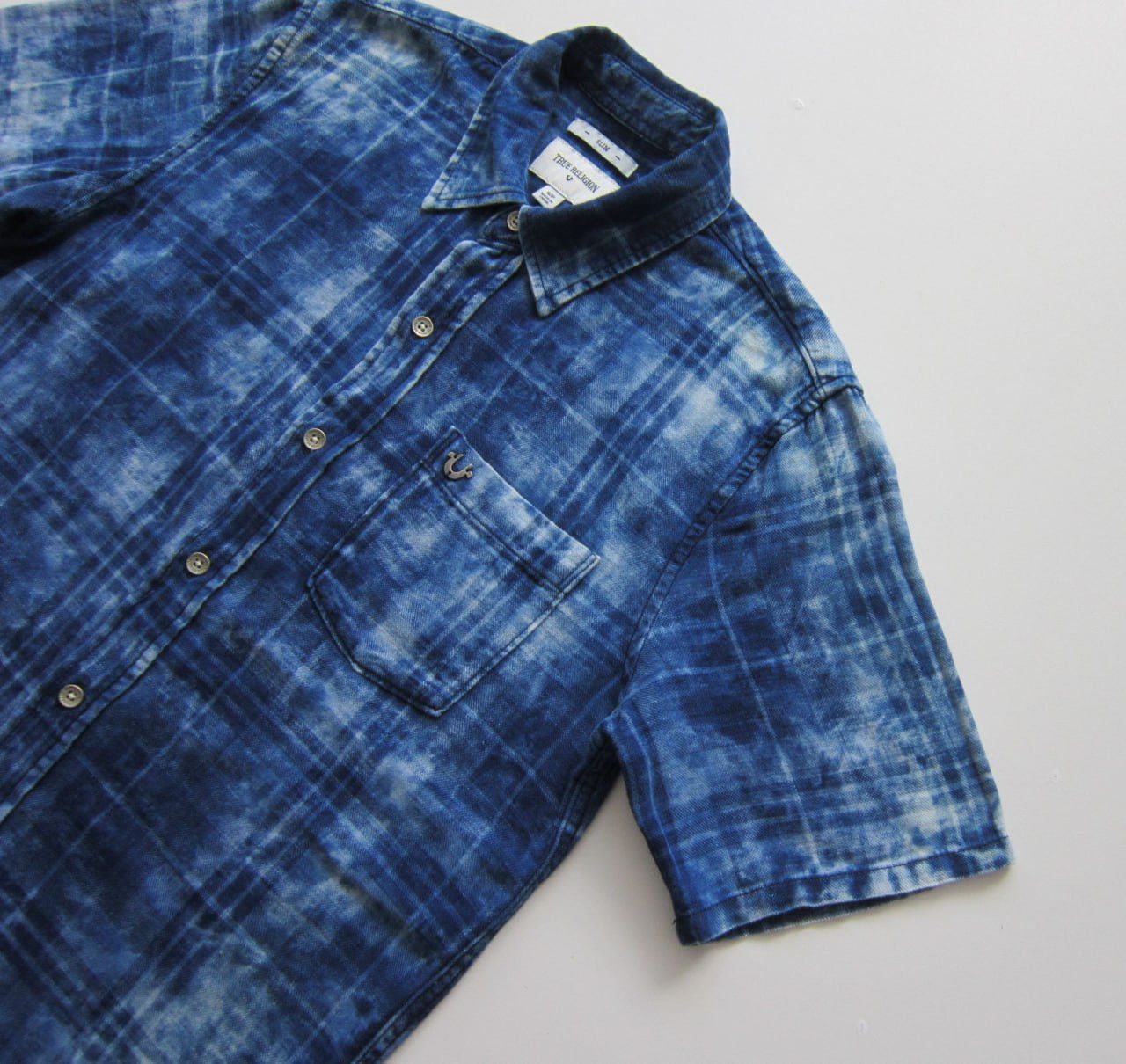 True Religion True Reiligion Roll Up Sleeve Shirt Size US S / EU 44-46 / 1 - 2 Thumbnail