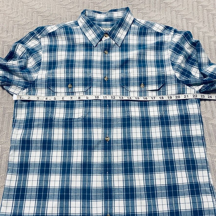 Vintage Orton Brothers blue plaid long sleeve button down Size US L / EU 52-54 / 3 - 6 Thumbnail